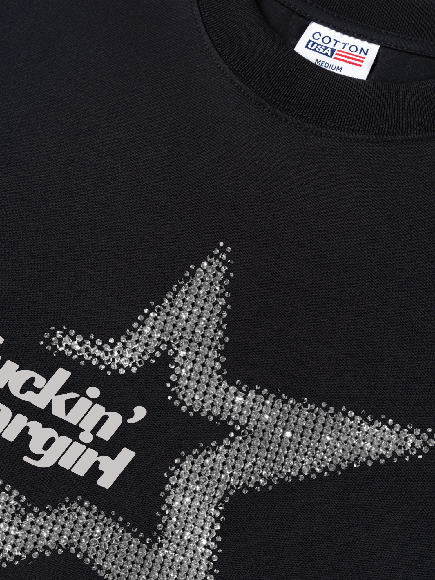 Áo Thun Relaxed Fit Bling Fuckin' Stargirl