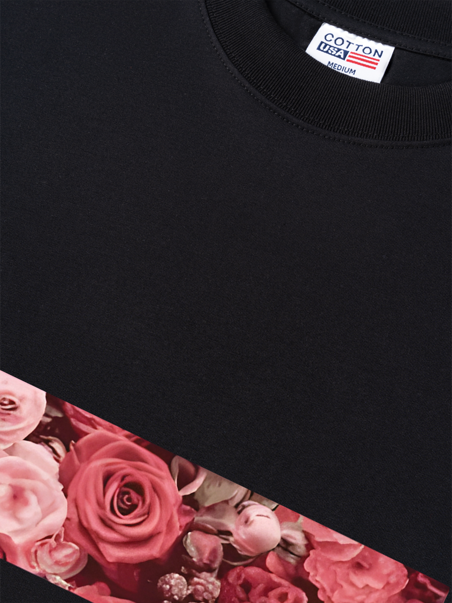 Áo Thun Relaxed Fit Floral Cotton Usa