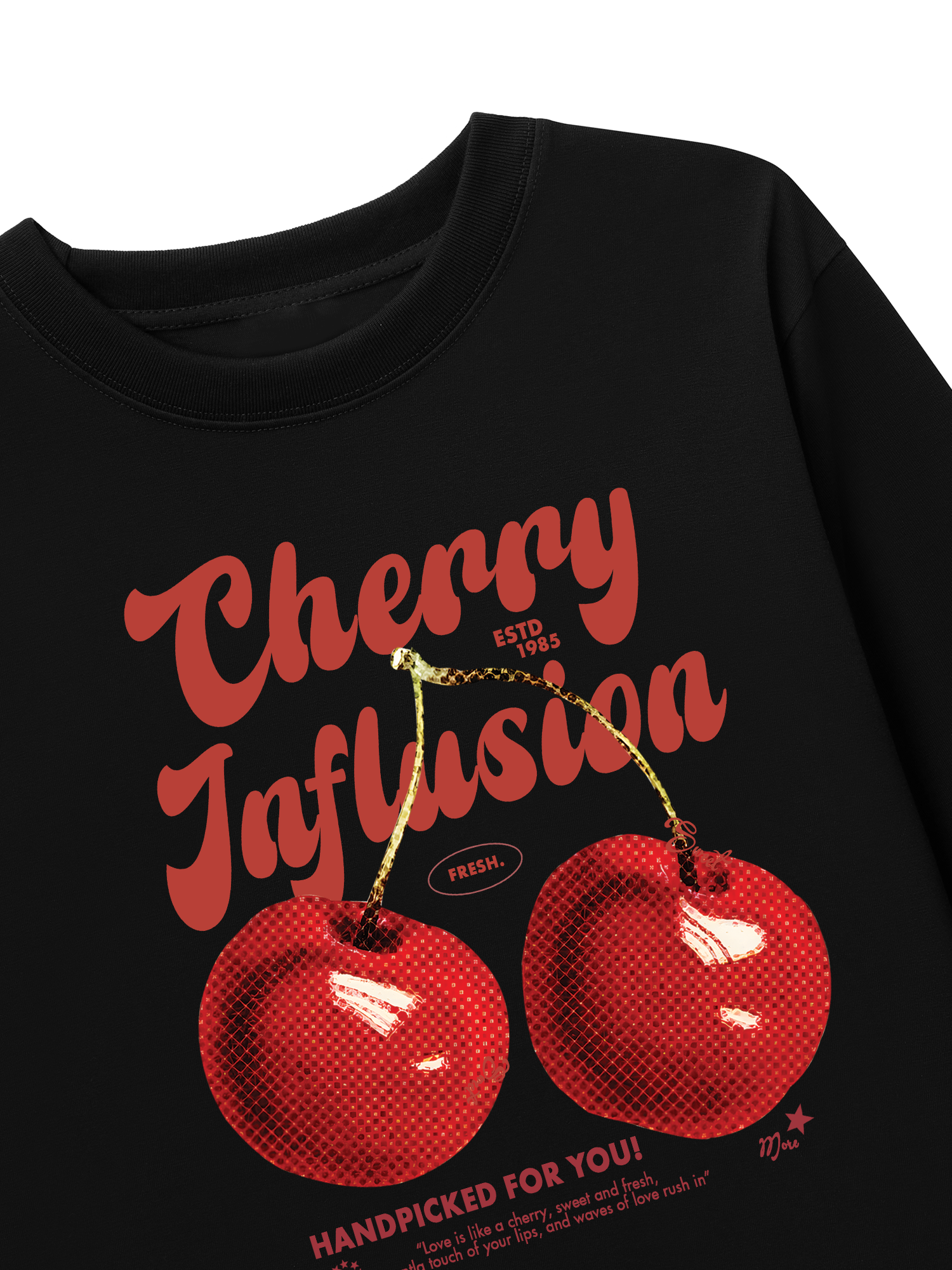 Áo Thun Dài Tay Tropical Cherry Influsion