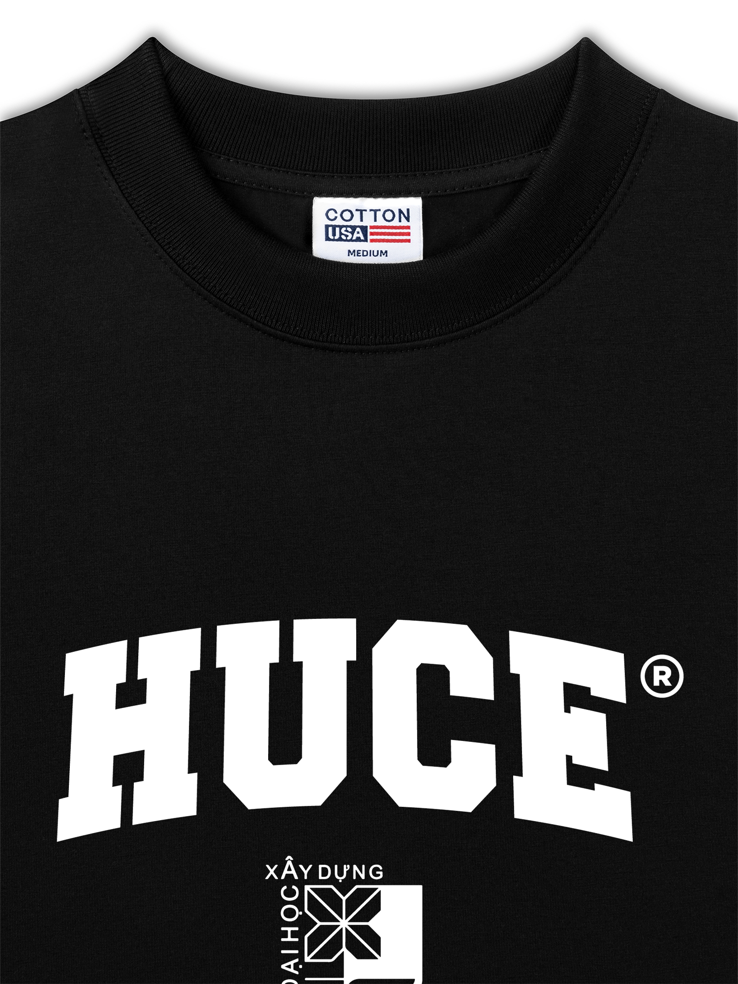 Áo Thun Relaxed Fit HUCE - Hanoi University of Civil Engineering