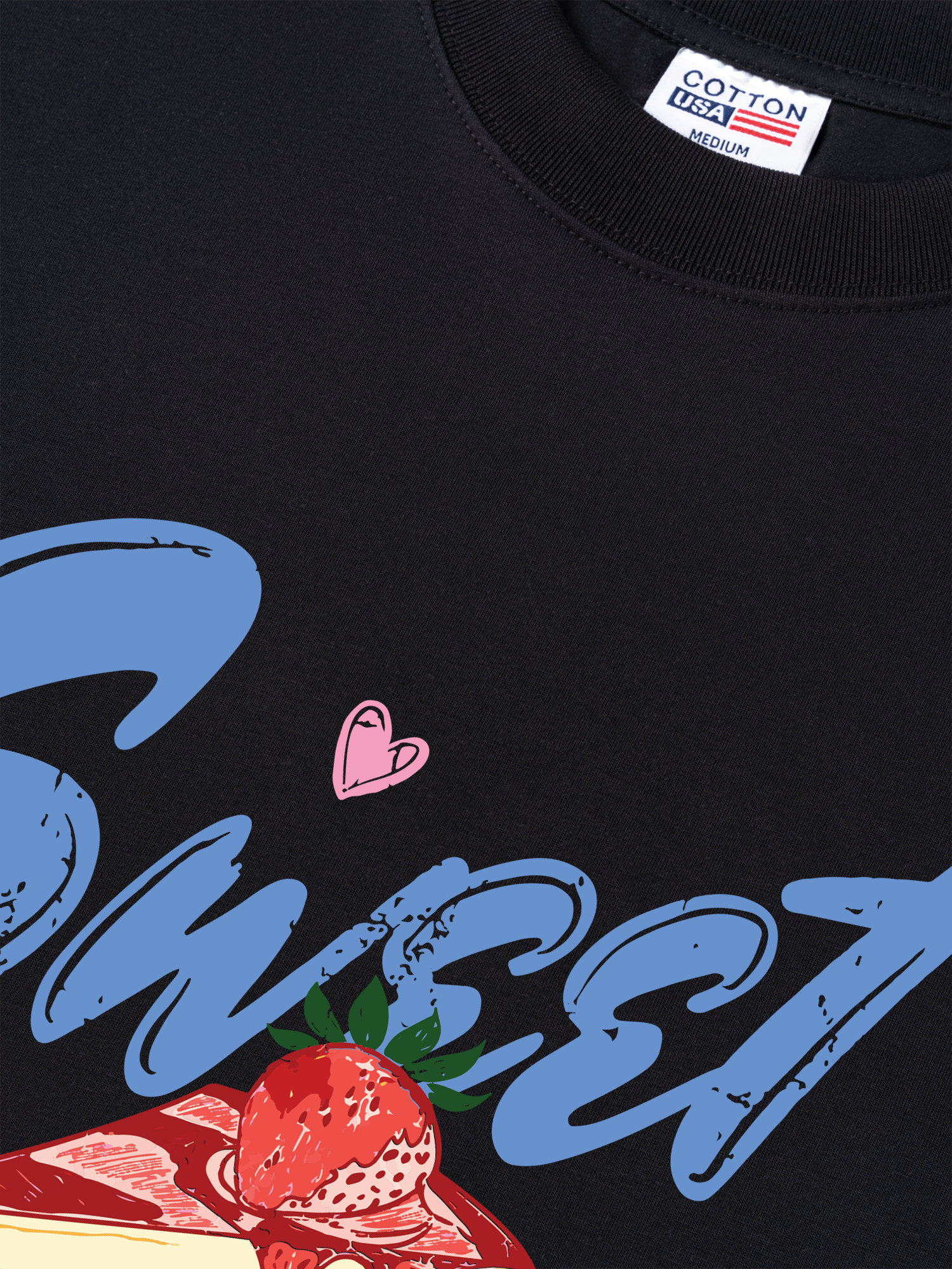 Áo Thun Relaxed Fit Sweet Cutie Strawberries