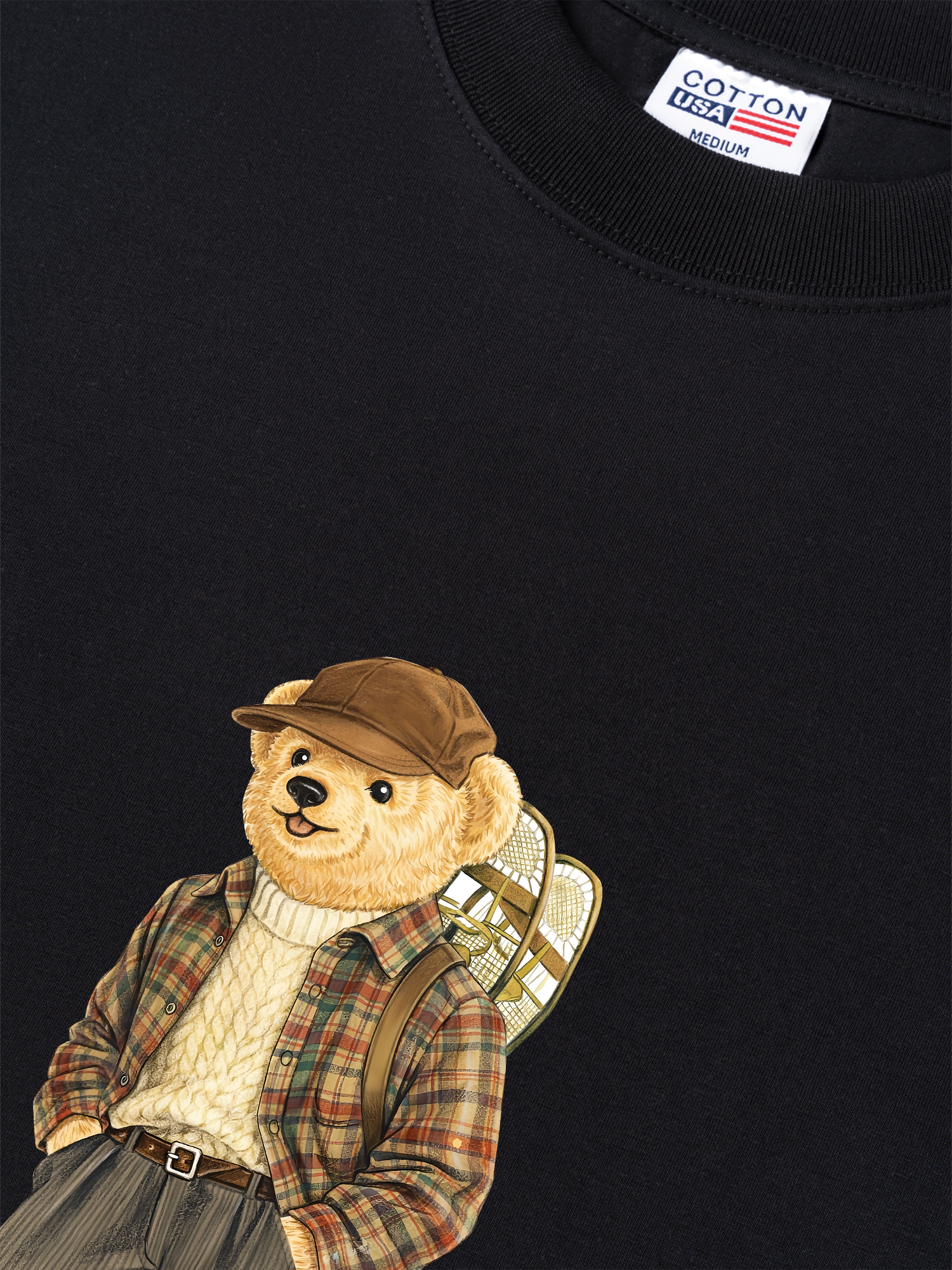 Áo Thun Relaxed Fit Travel Vloger Bear