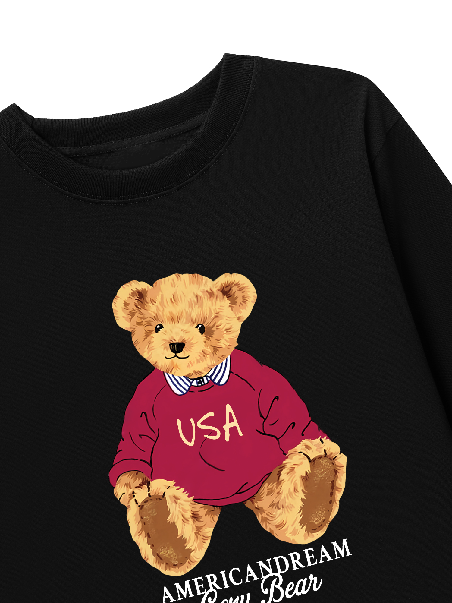 Áo Thun Dài Tay USA Cozy Bear