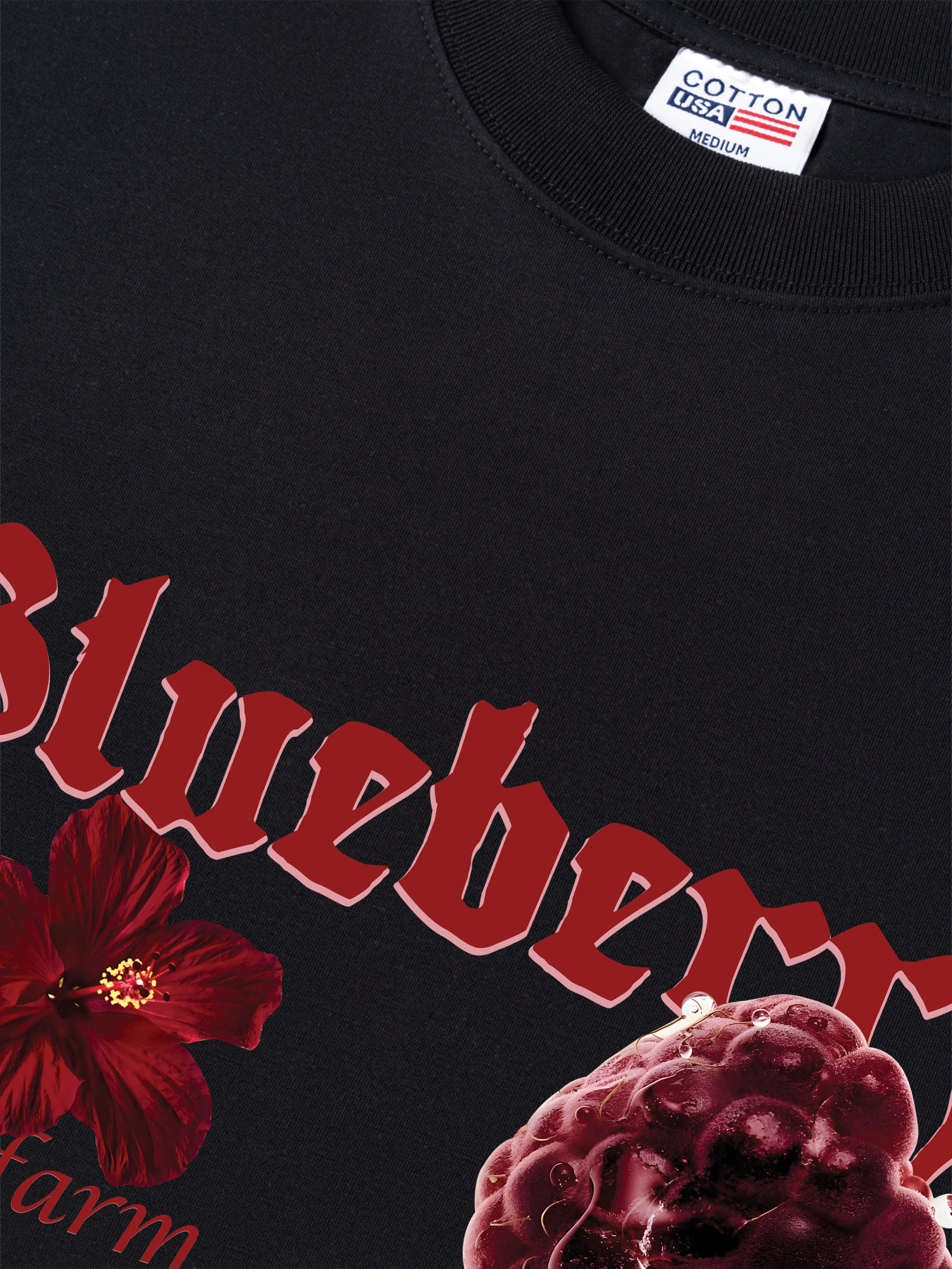 Áo Thun Relaxed Fit Tropical Blue Berry