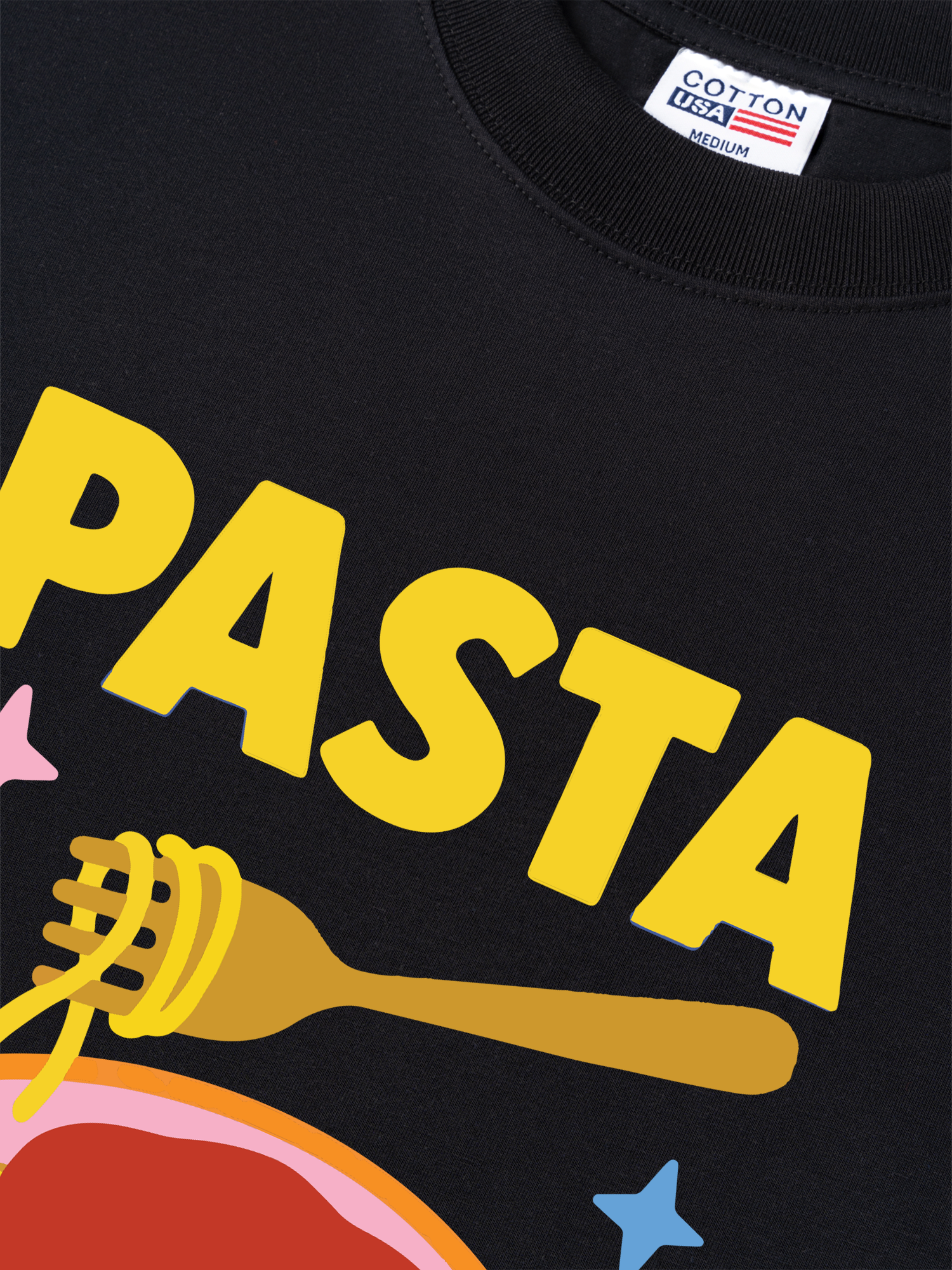 Áo Thun Relaxed Fit Yummy Mood Pasta