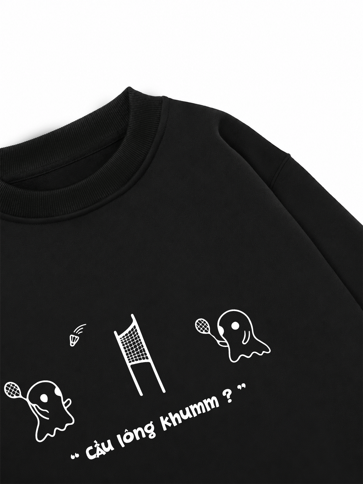Áo Sweater Nỉ Hai Da Badminton