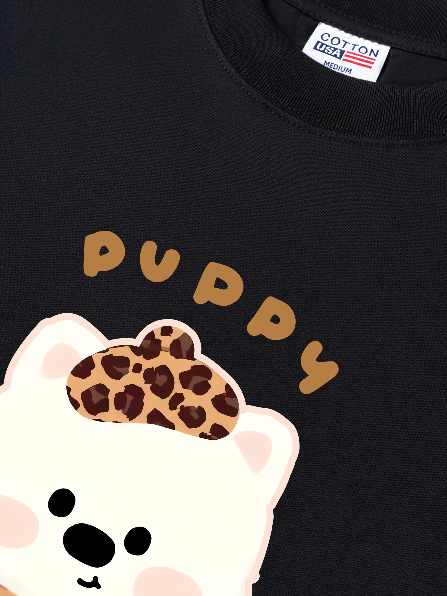 Áo Thun Relaxed Fit Soft Paw Leopard Puppy