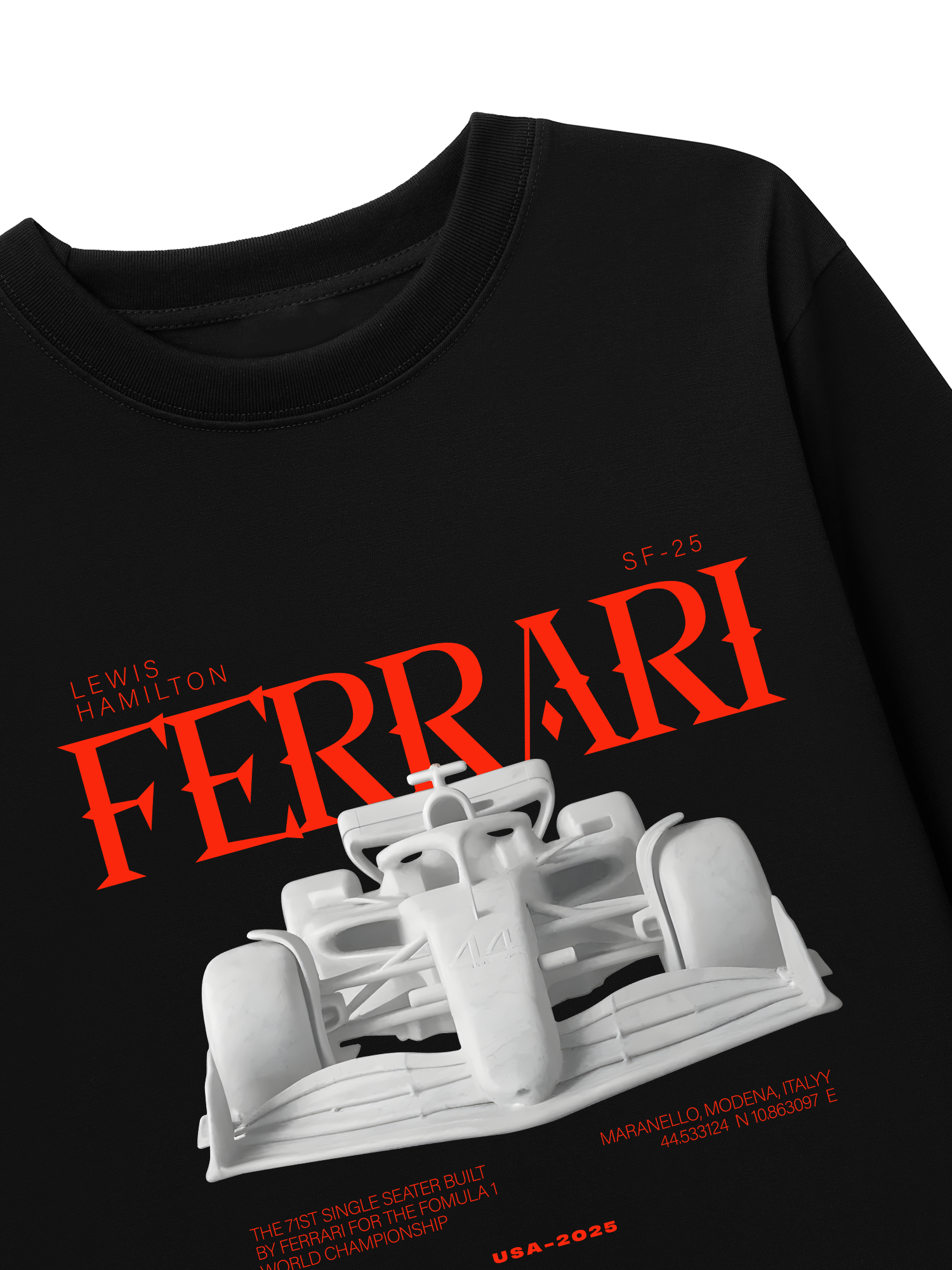 Áo Thun Dài Tay Ferrari Maranello Modena