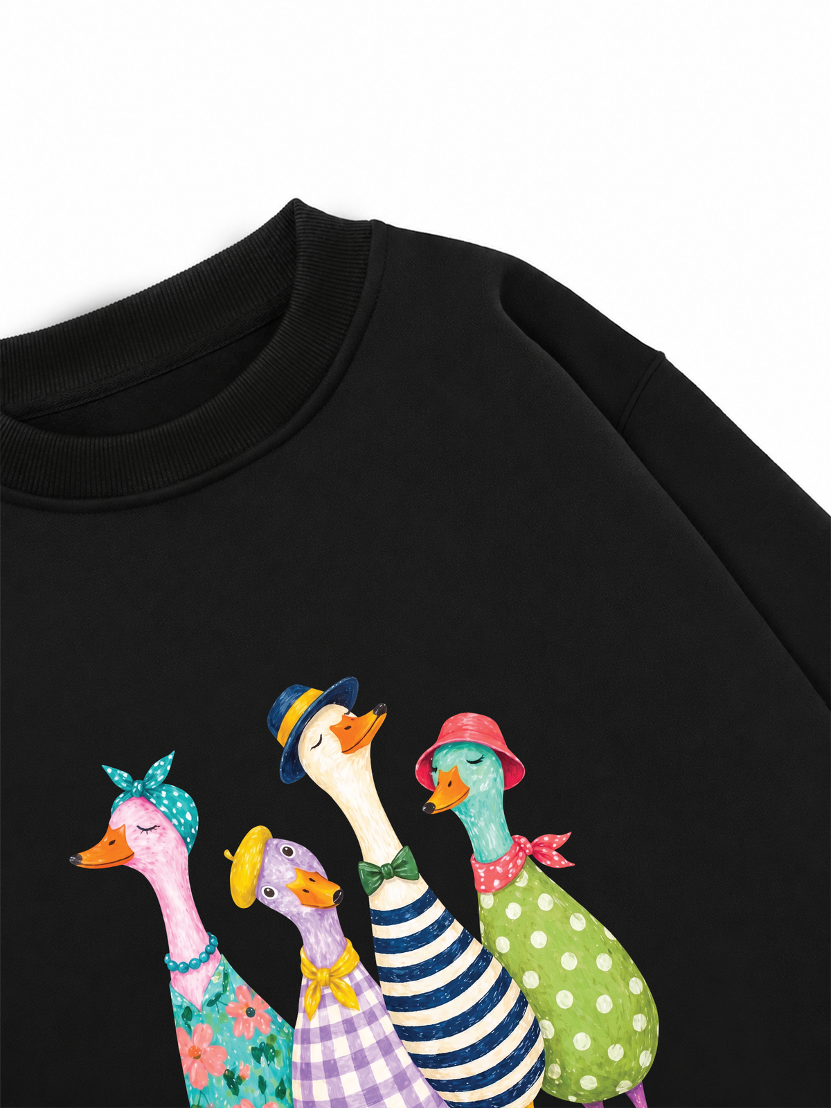 Áo Sweater Nỉ Hai Da Farm Duck Group