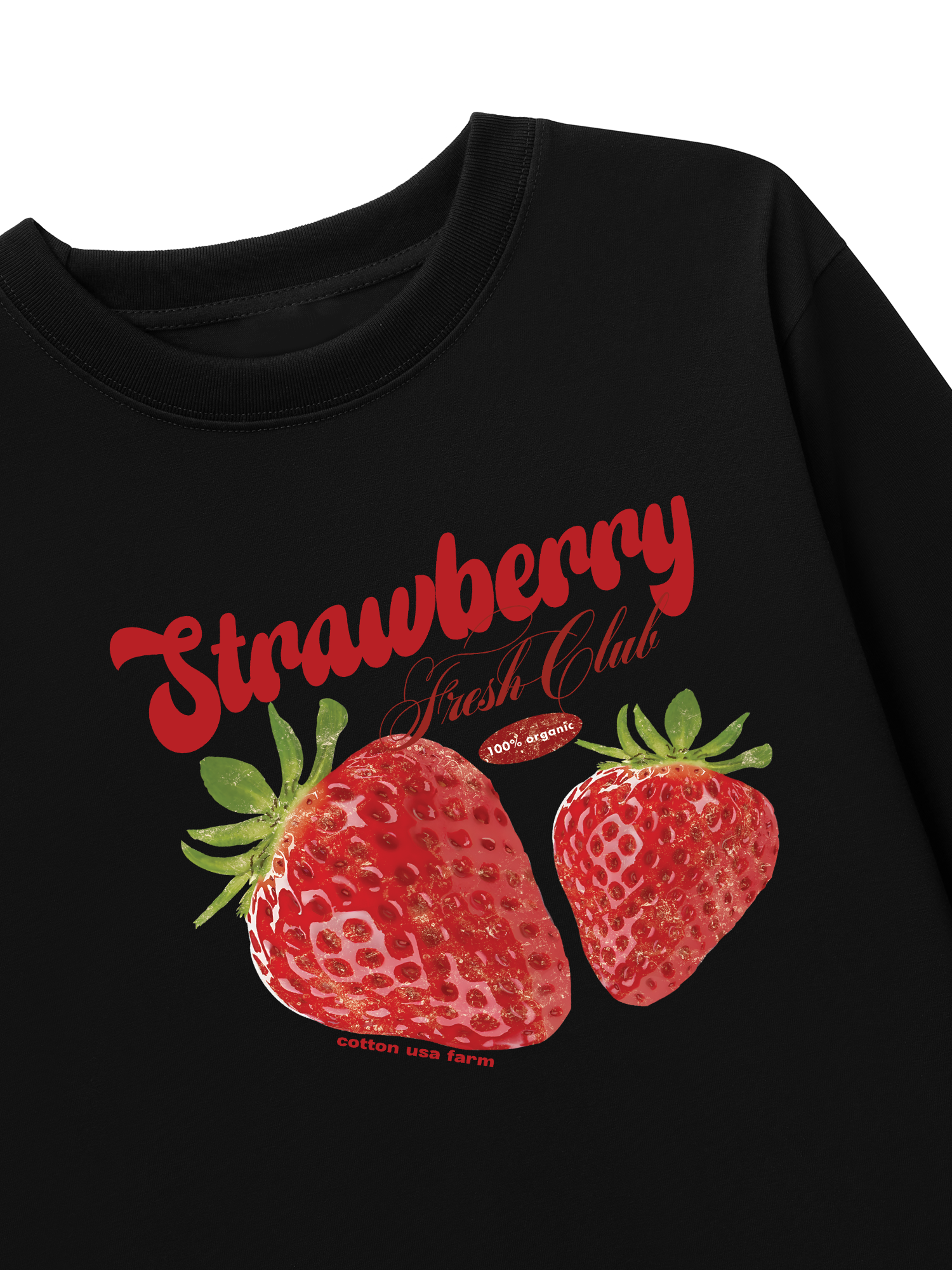 Áo Thun Dài Tay Tropical Strawberry Fresh Club