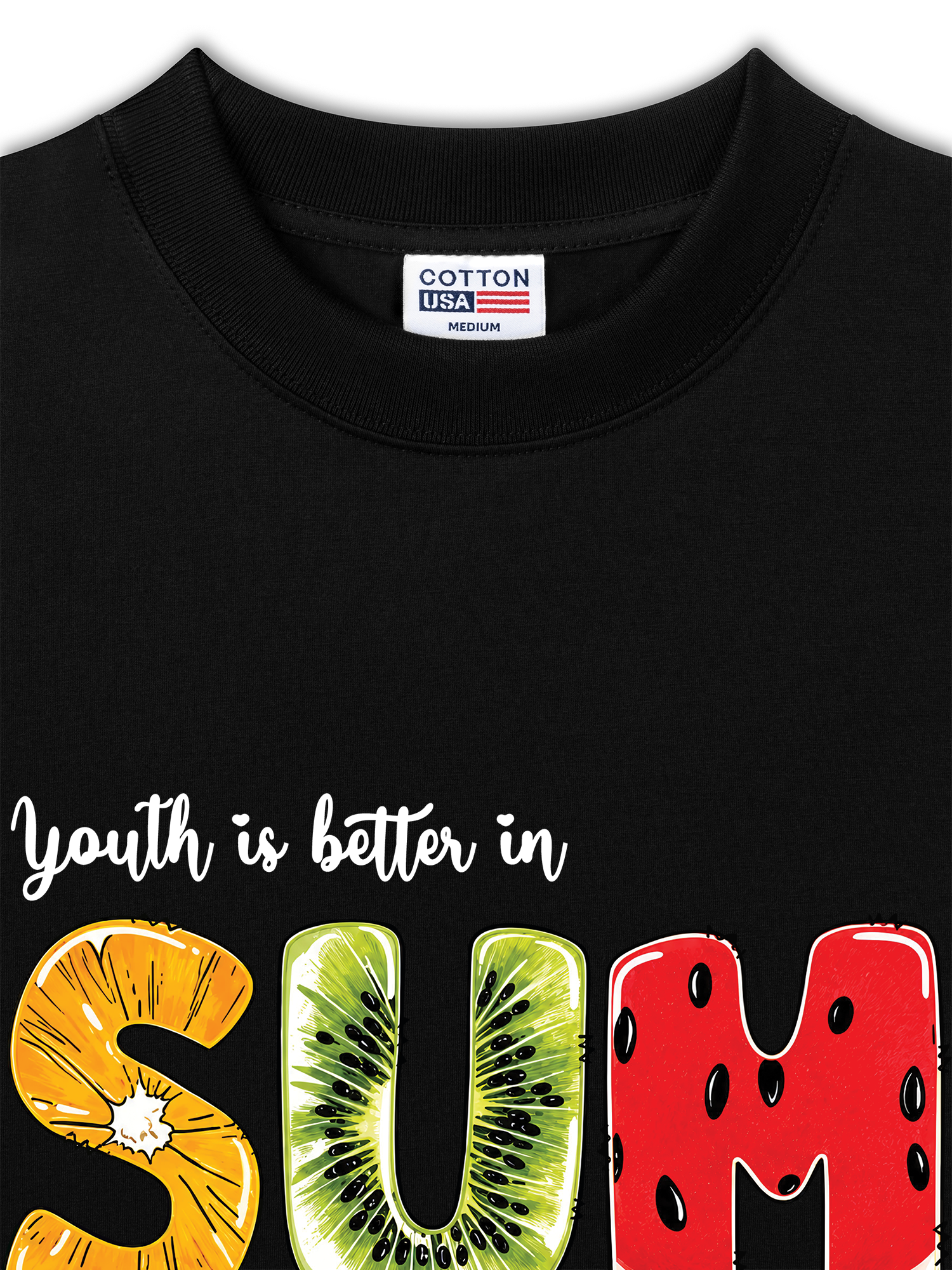 Áo Thun Relaxed Fit Tropical  Youth Is Beter In Summer