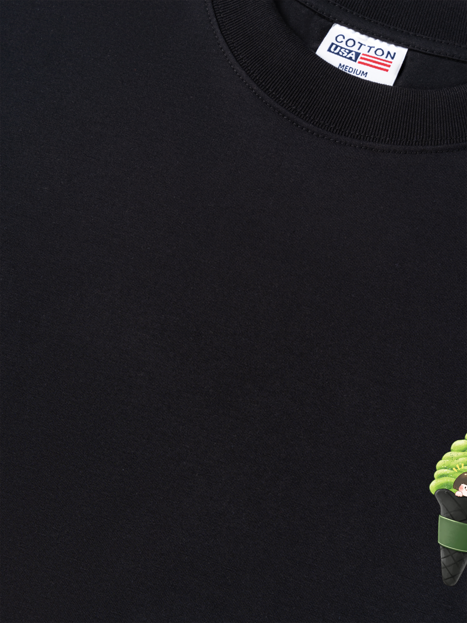 Áo Thun Relaxed Fit Daily Cup Matcha Cream
