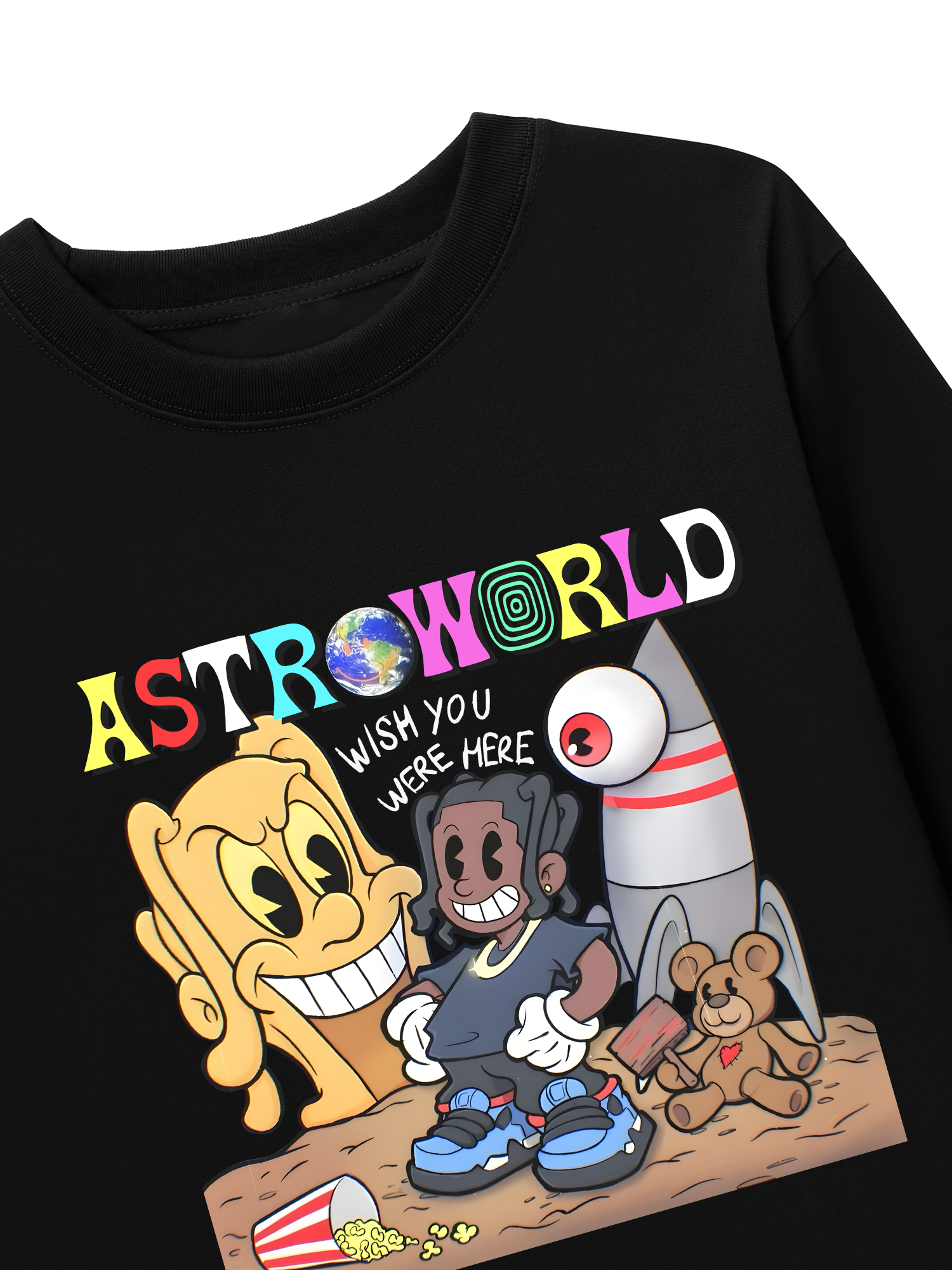 Áo Thun Dài Tay Astroworld Travis