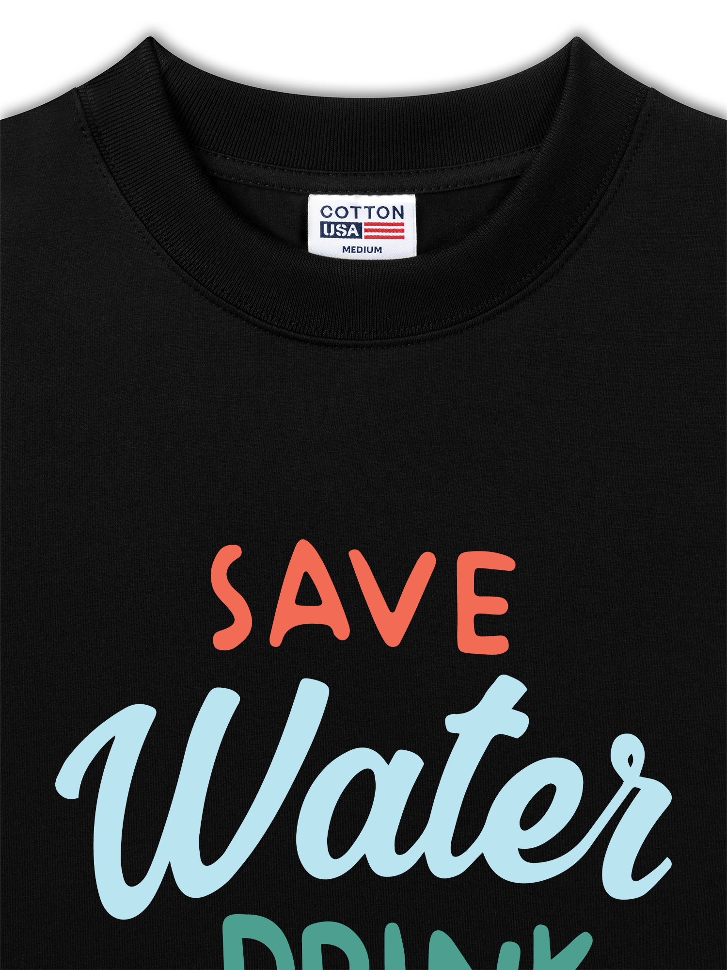 Áo Thun Relaxed Fit Save Water Drink Tequila