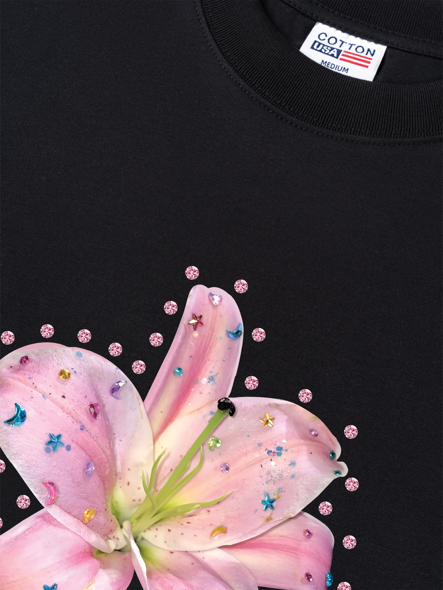 Áo Thun Relaxed Fit Bling Trendy Lily