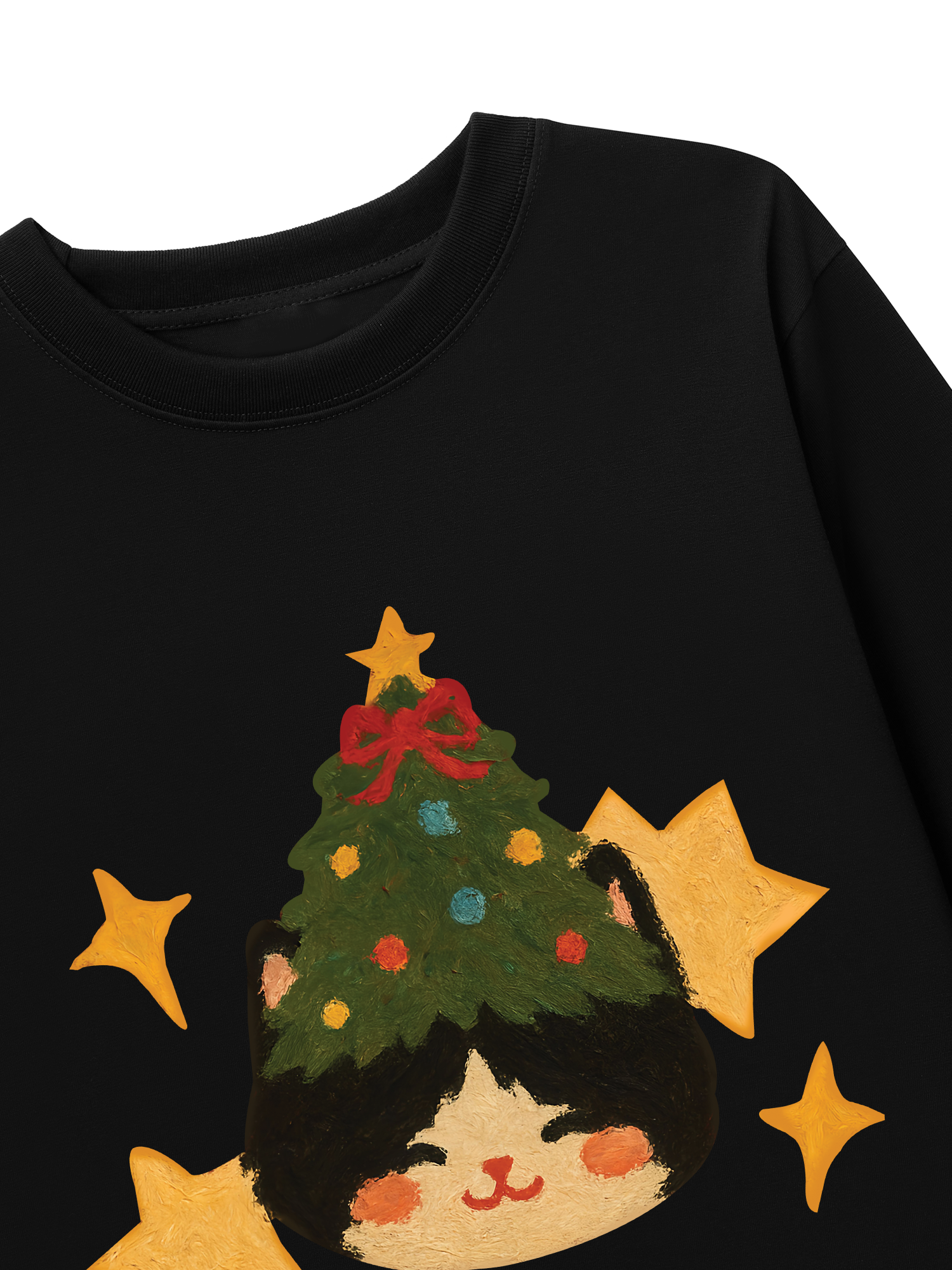 Áo Thun Dài Tay Holiday Cat Girrl