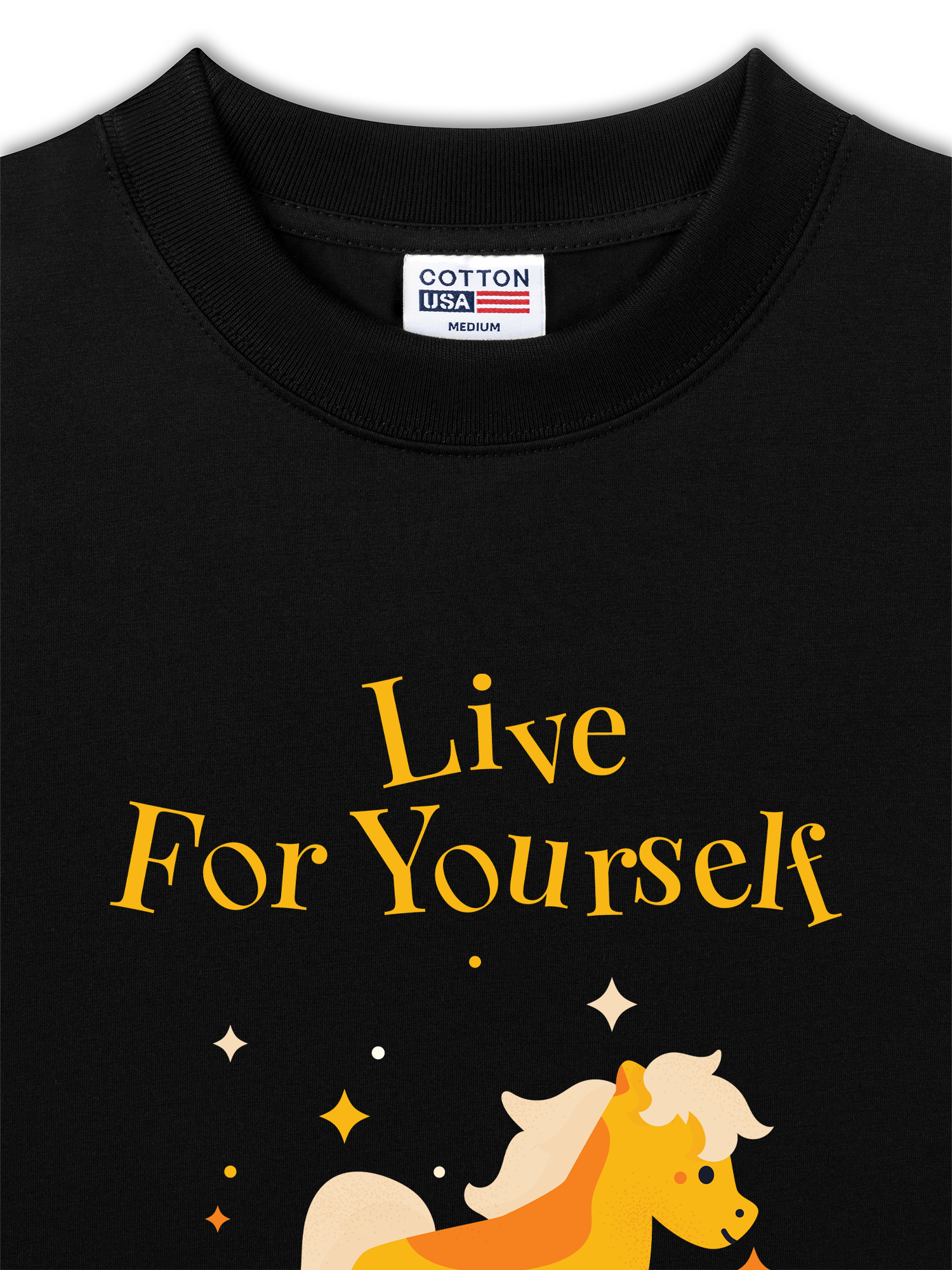 Áo Thun Relaxed Fit Live For Yourself