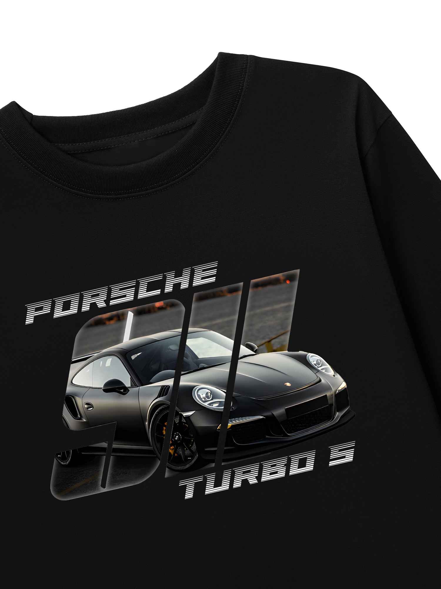 Áo Thun Dài Tay Porsche Silver Turbo S