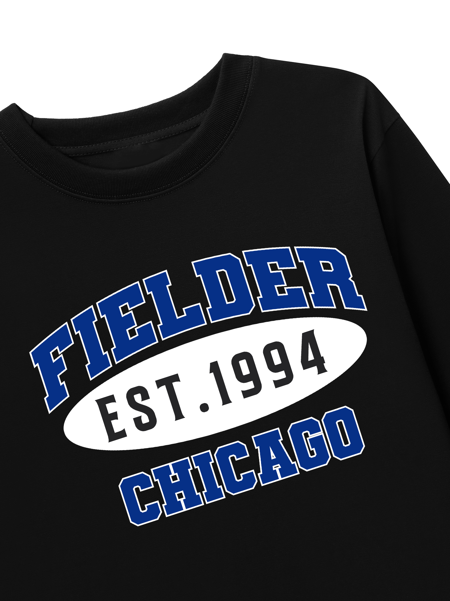 Áo Thun Dài Tay Baseball Fielder Chicago