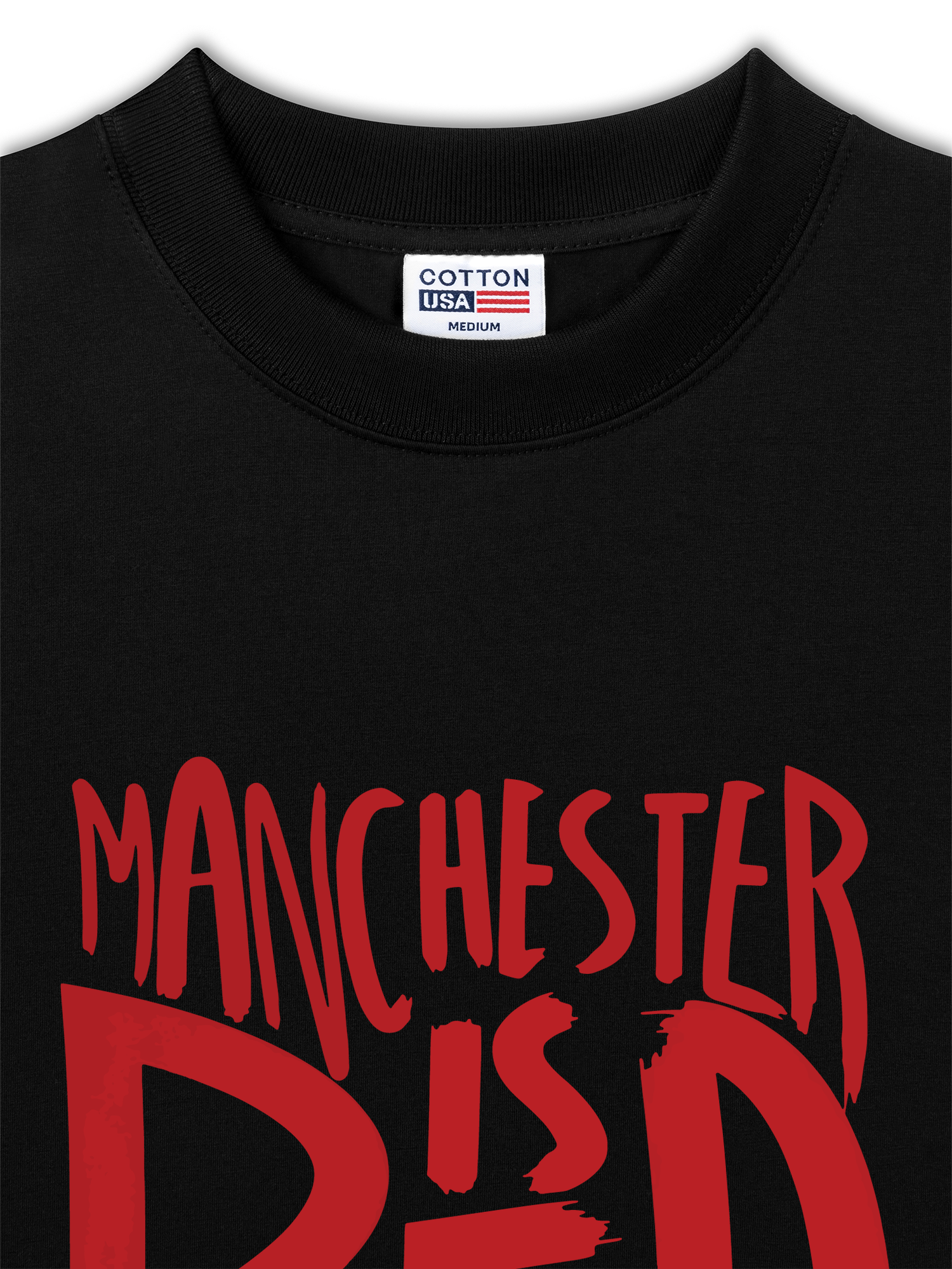 Áo Thun Relaxed Fit Soccer Manchester is Red