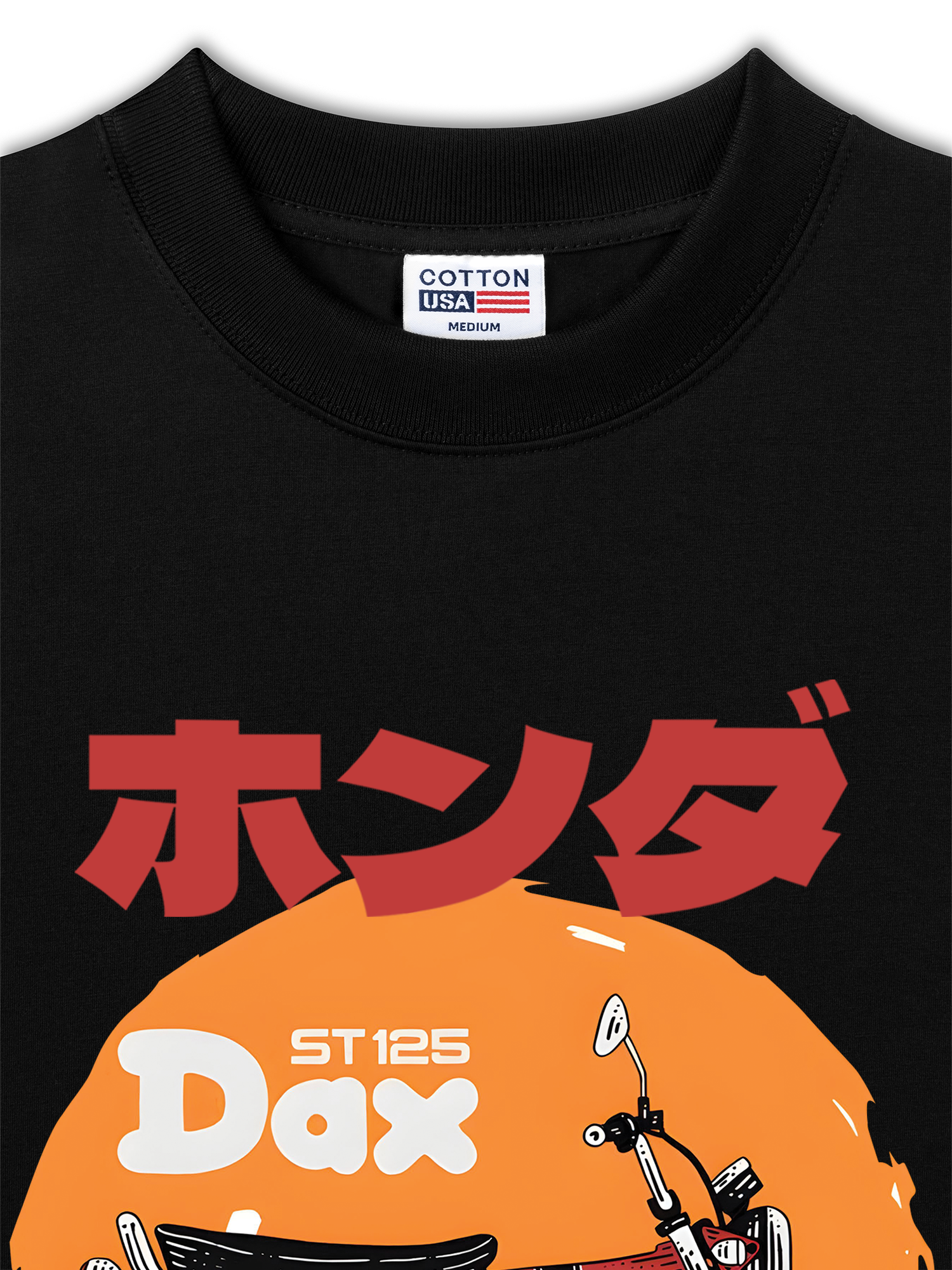 Áo Thun Relaxed Fit Motorbike Honda ST125 dax