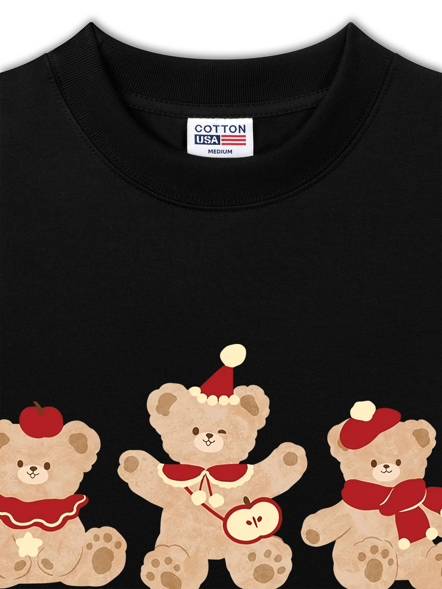 Áo Thun Relaxed Fit Cute Bear