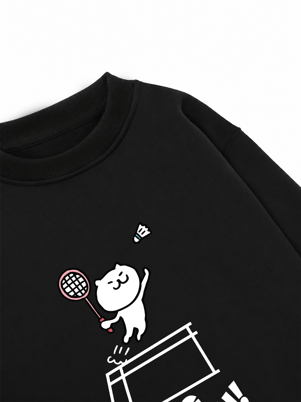 Áo Sweater Nỉ Hai Da Badminton Jumping Smash