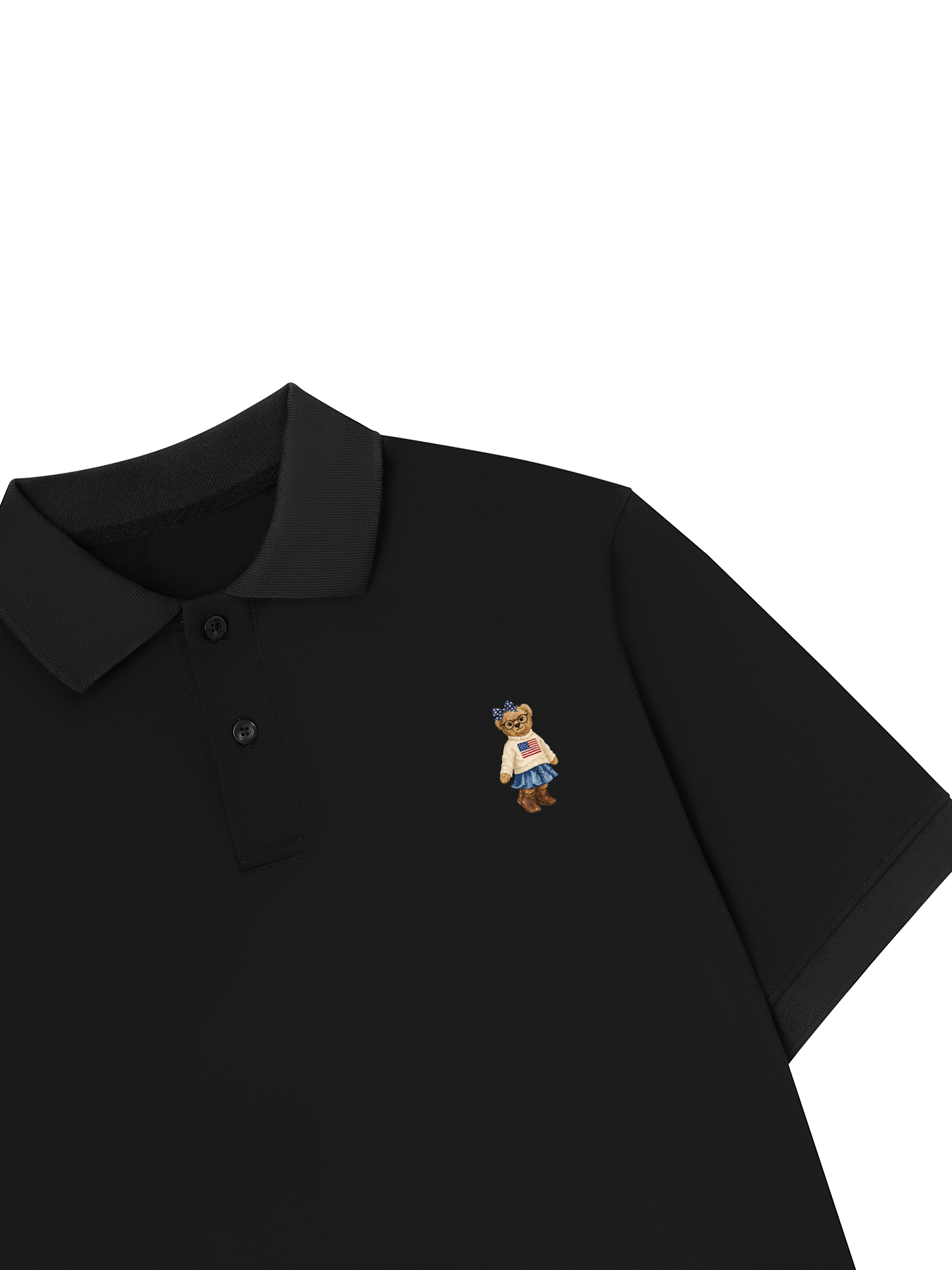 Áo Polo Relaxed Fit  Soft Girl Bear