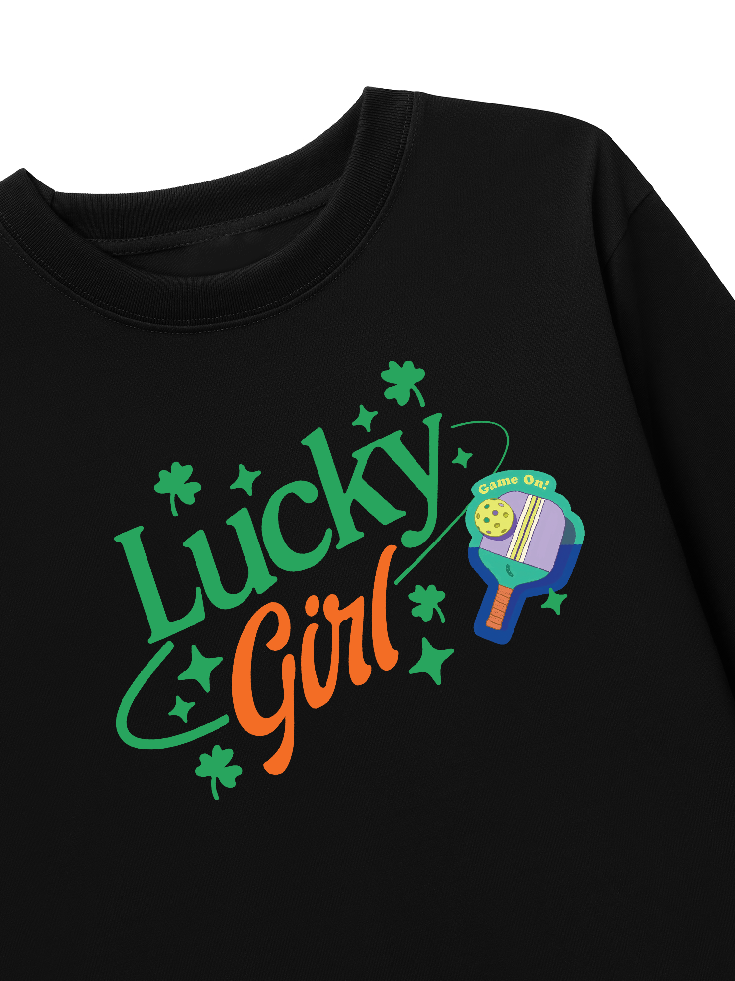 Áo Thun Dài Tay Pickleball Lucky Girl