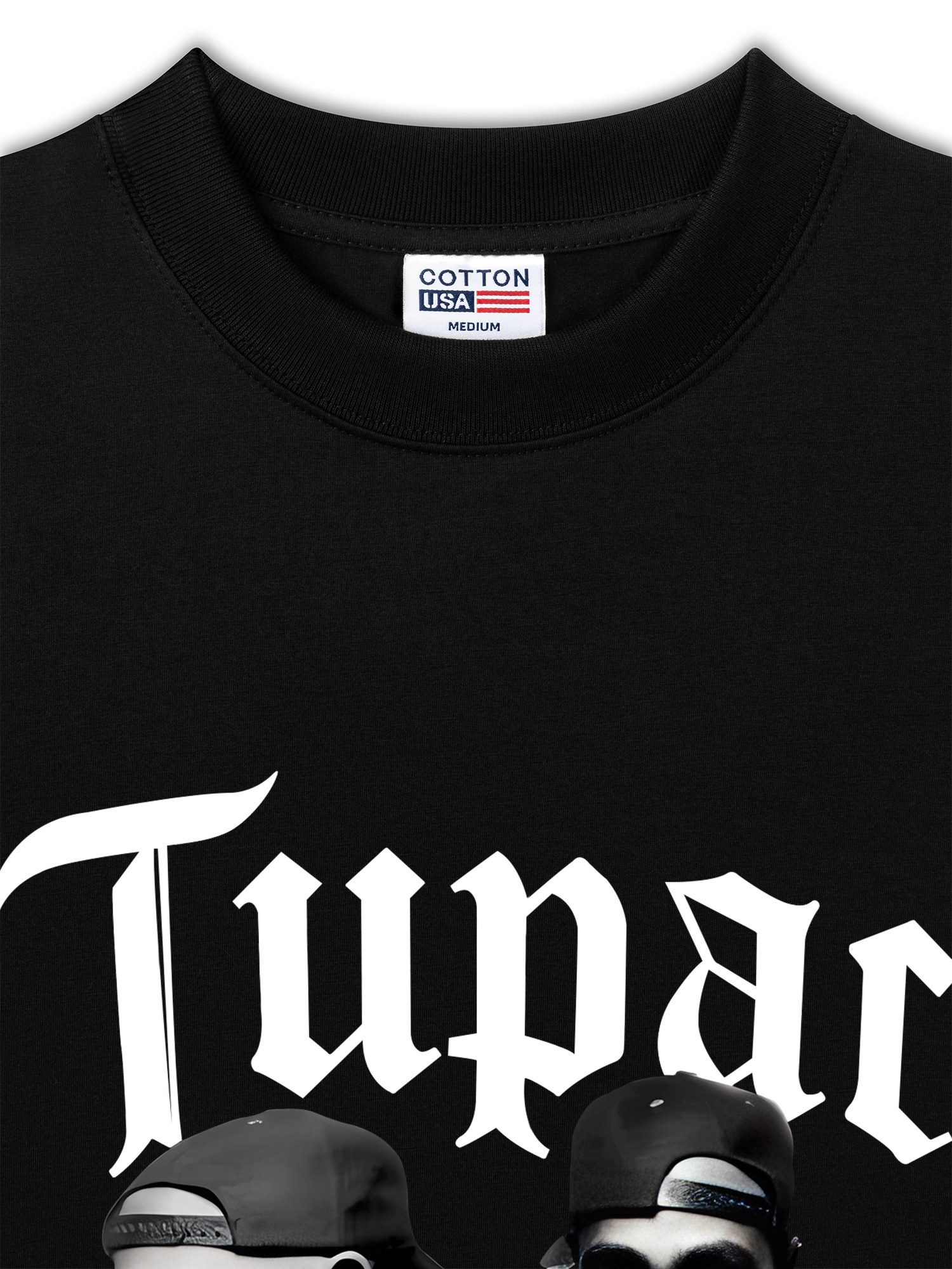 Áo Thun Relaxed Fit Rapper Tuppac All Eyes OIn Me