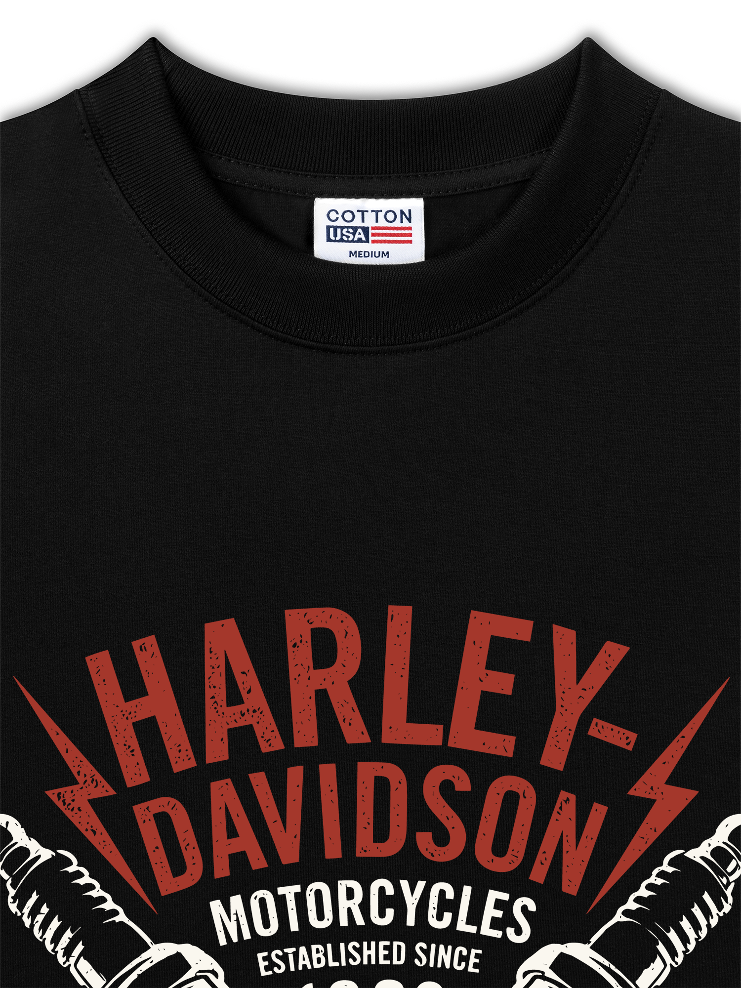 Áo Thun Relaxed Fit Motorbike Harley Davidson Motocycles