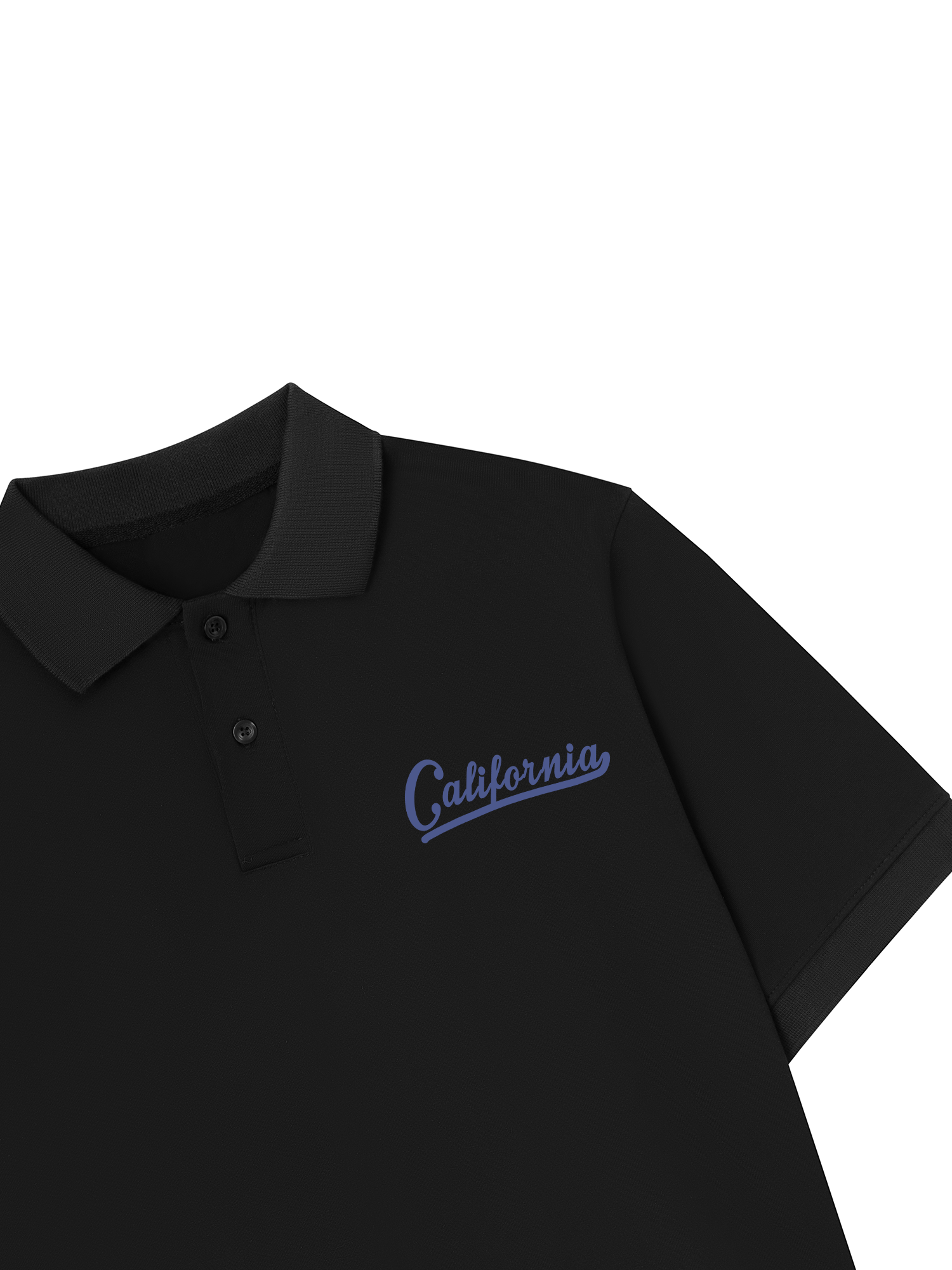 Áo Polo Relaxed Fit USA Califorinia Blue