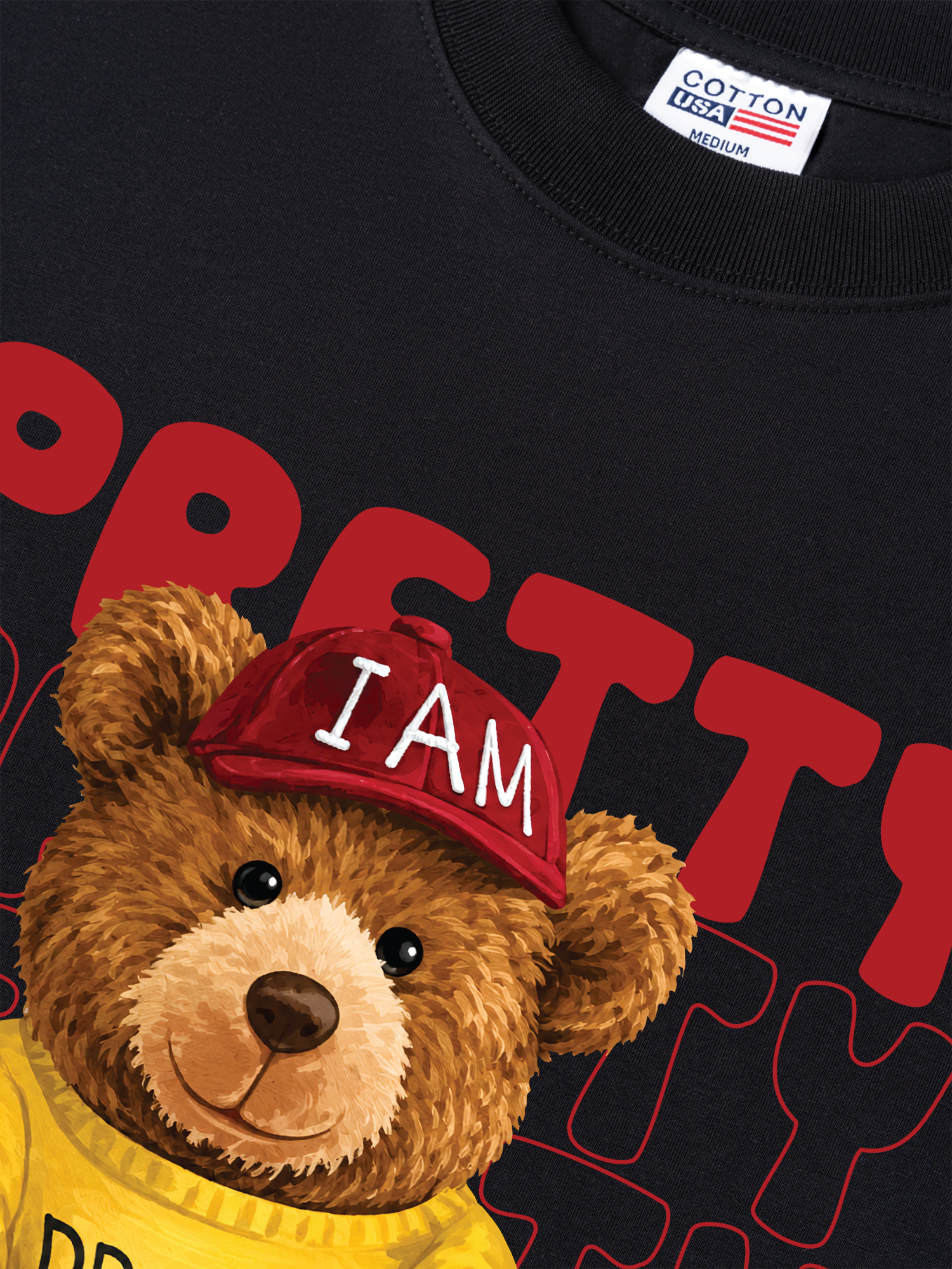 Áo Thun Relaxed Fit Bear Town Pretty Bear