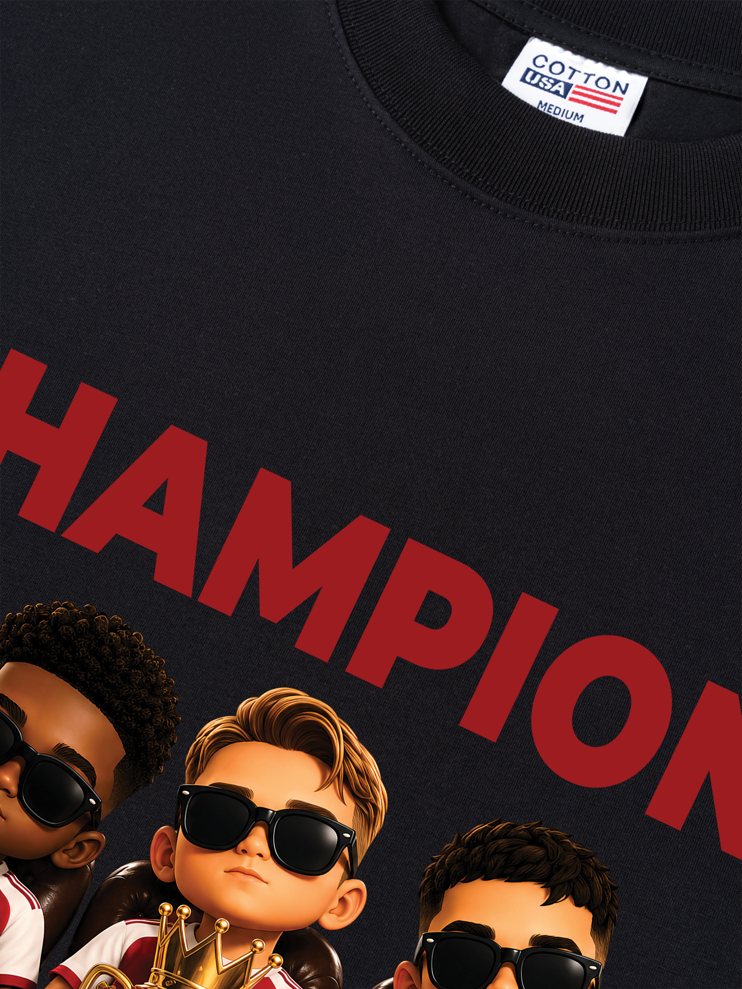 Áo Thun Relaxed Fit Soccer Champions Arsenal
