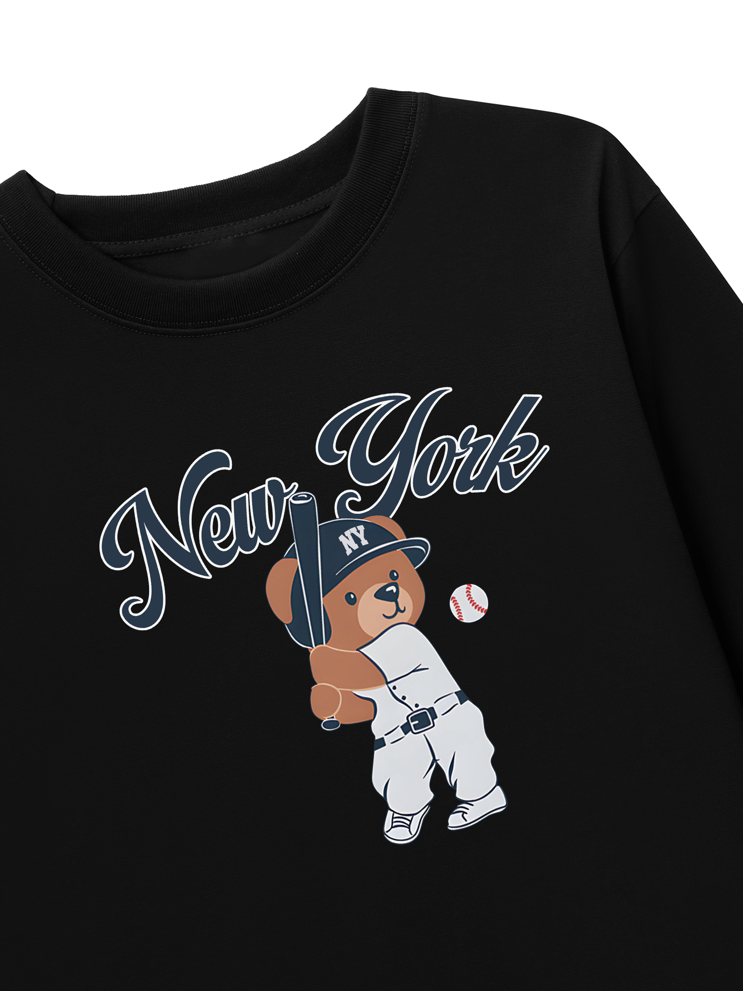 Áo Thun Dài Tay Baseball Bear