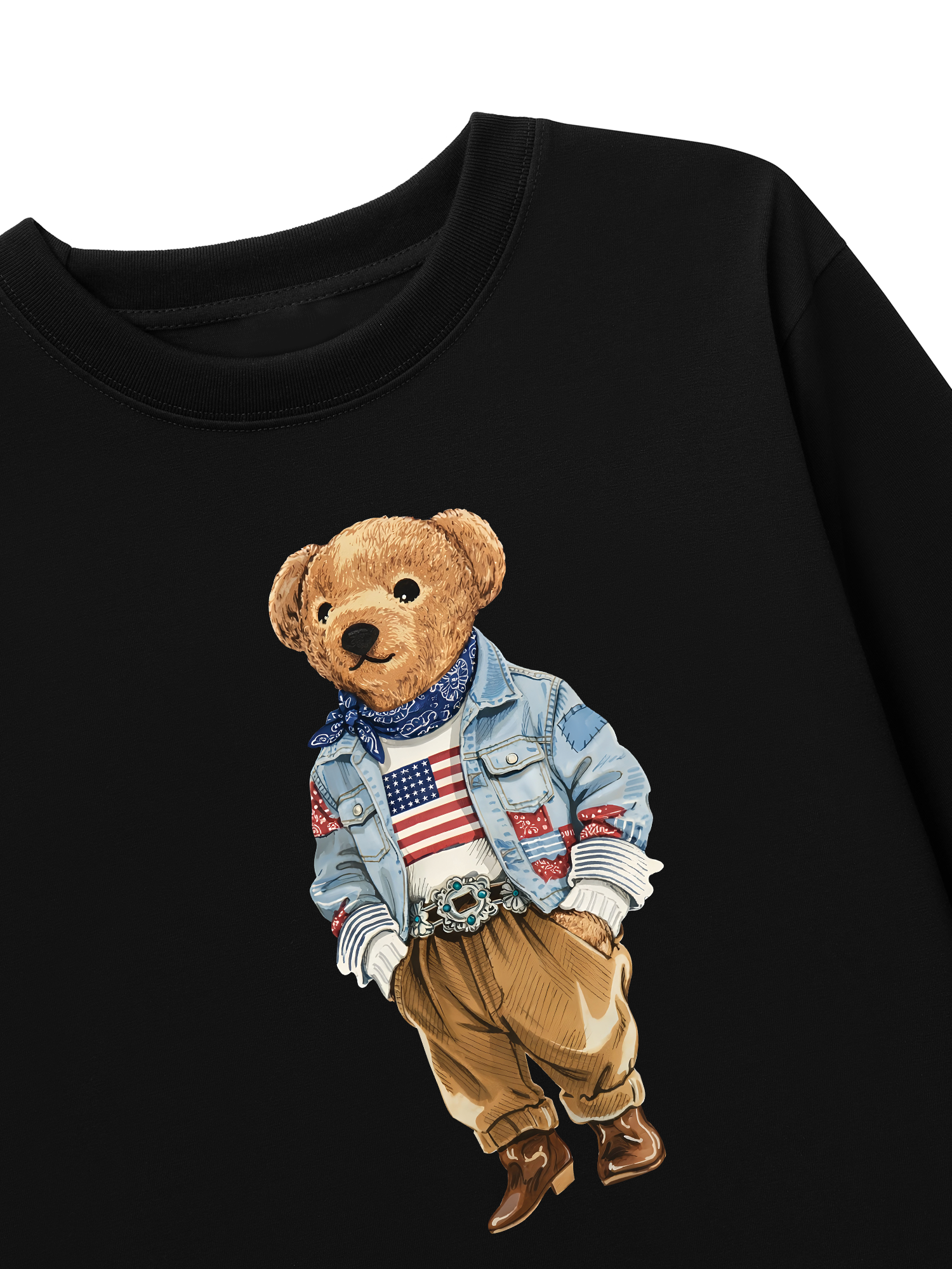 Áo Thun Dài Tay Cowboy Bear
