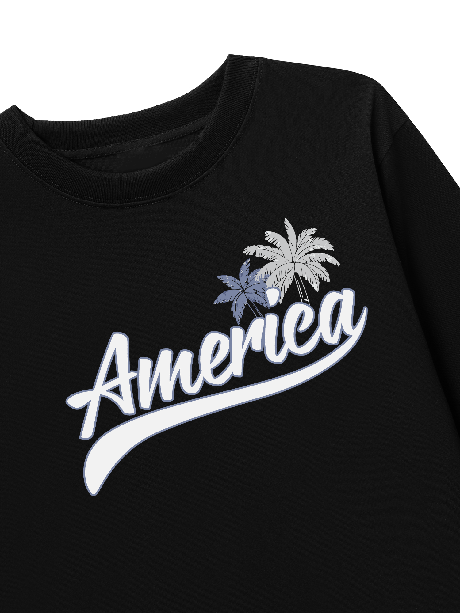 Áo Thun Dài Tay Baseball America Summer Time