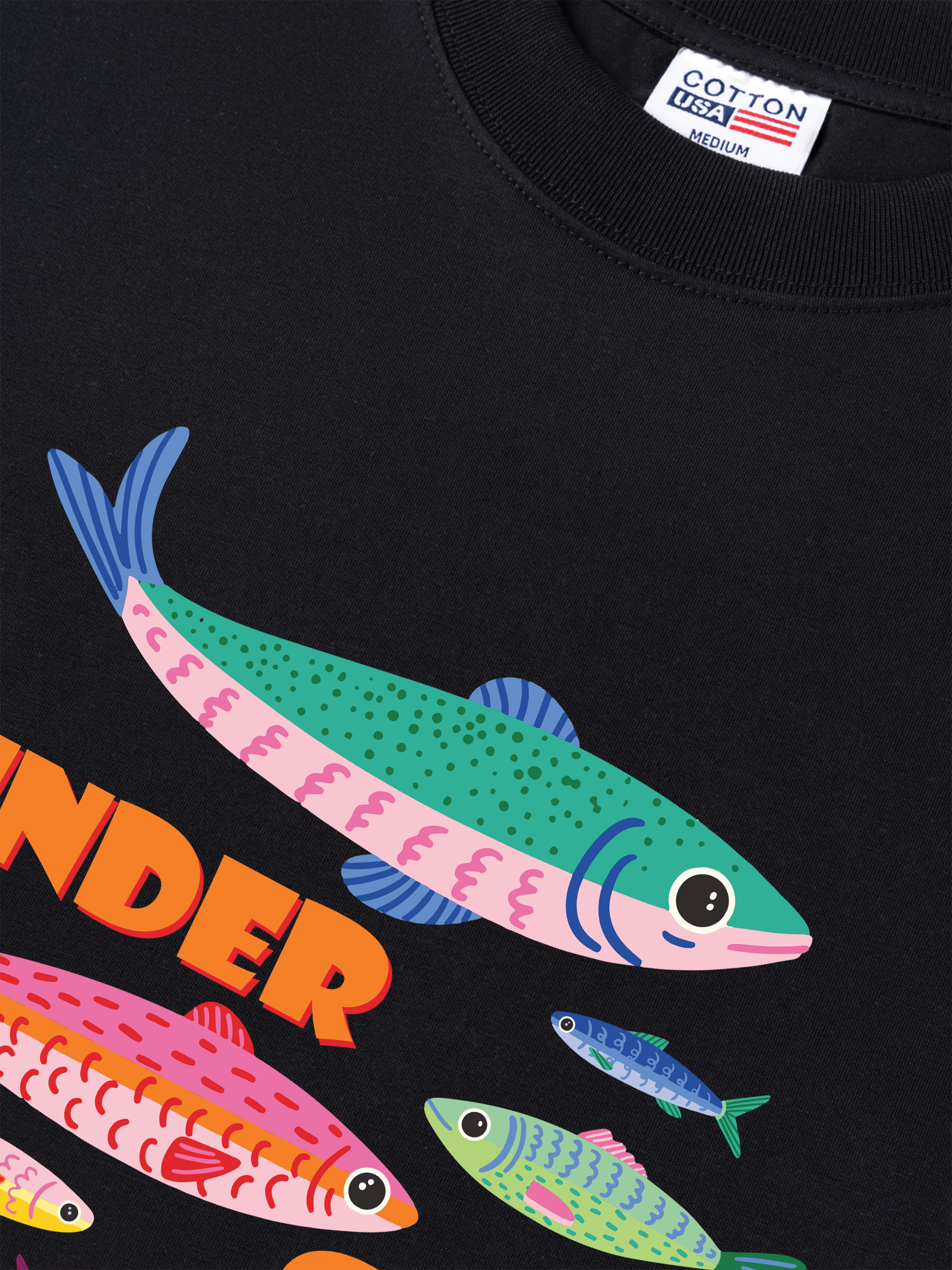 Áo Thun Relaxed Fit Tshirt Tropical Sardine