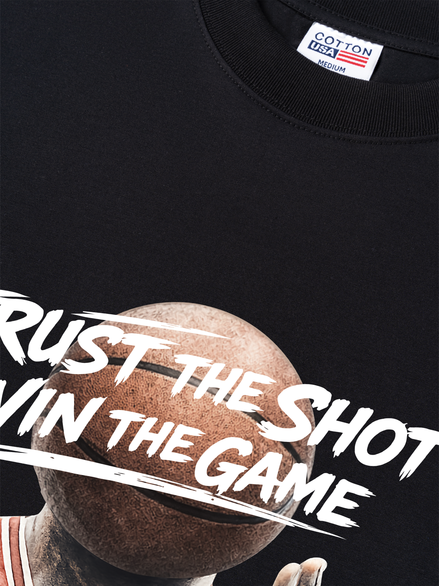 Áo Thun Relaxed Fit  Basketball Trust The Shot Win The Game
