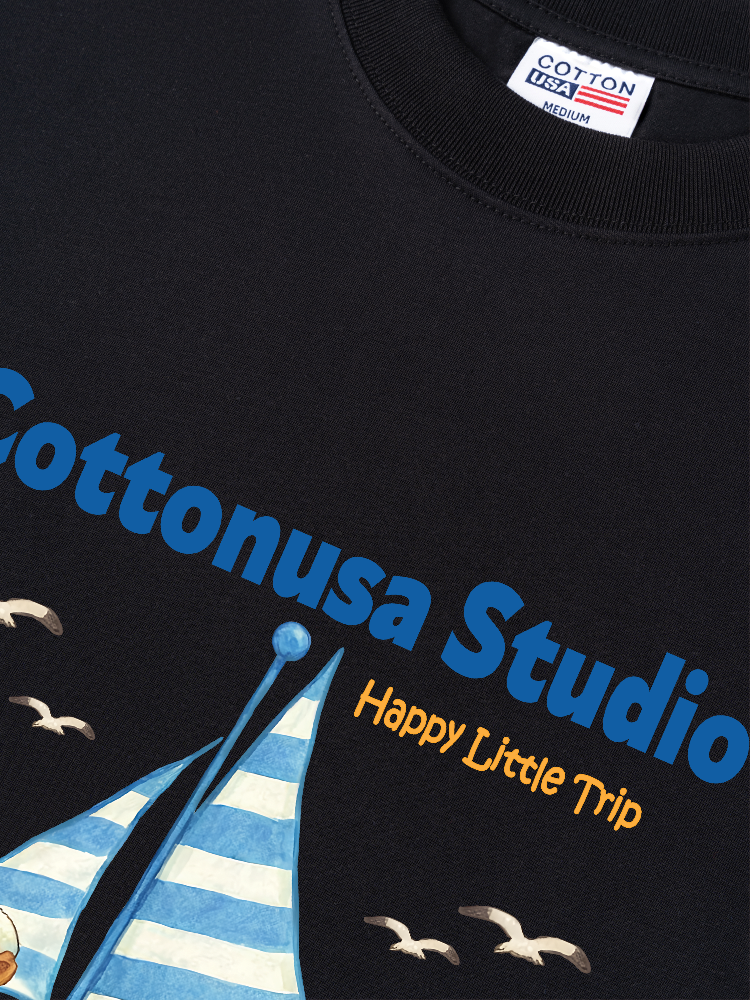 Áo Thun Relaxed Fit Tropical Happy Little Trip
