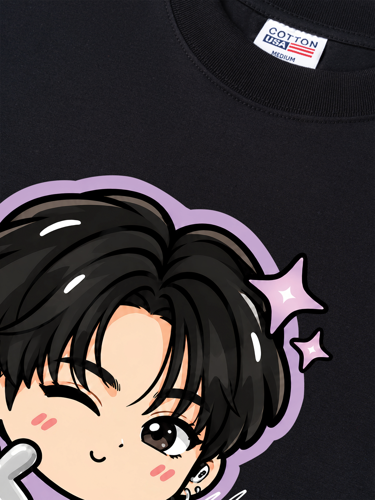 Áo Thun Relaxed Fit JK Chibi