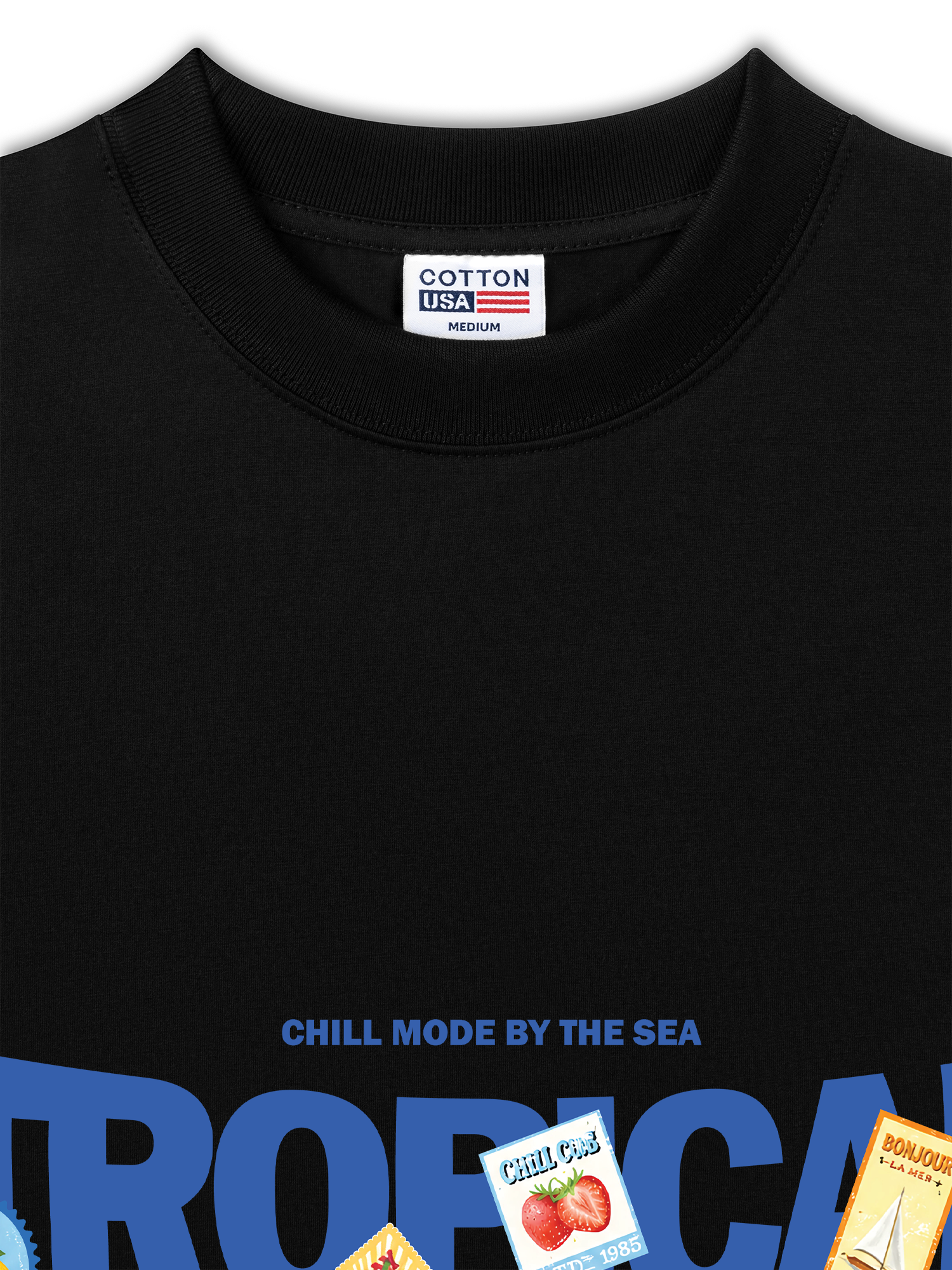 Áo Thun Relaxed Fit Troppical Weekend Chill Mode By The Sea