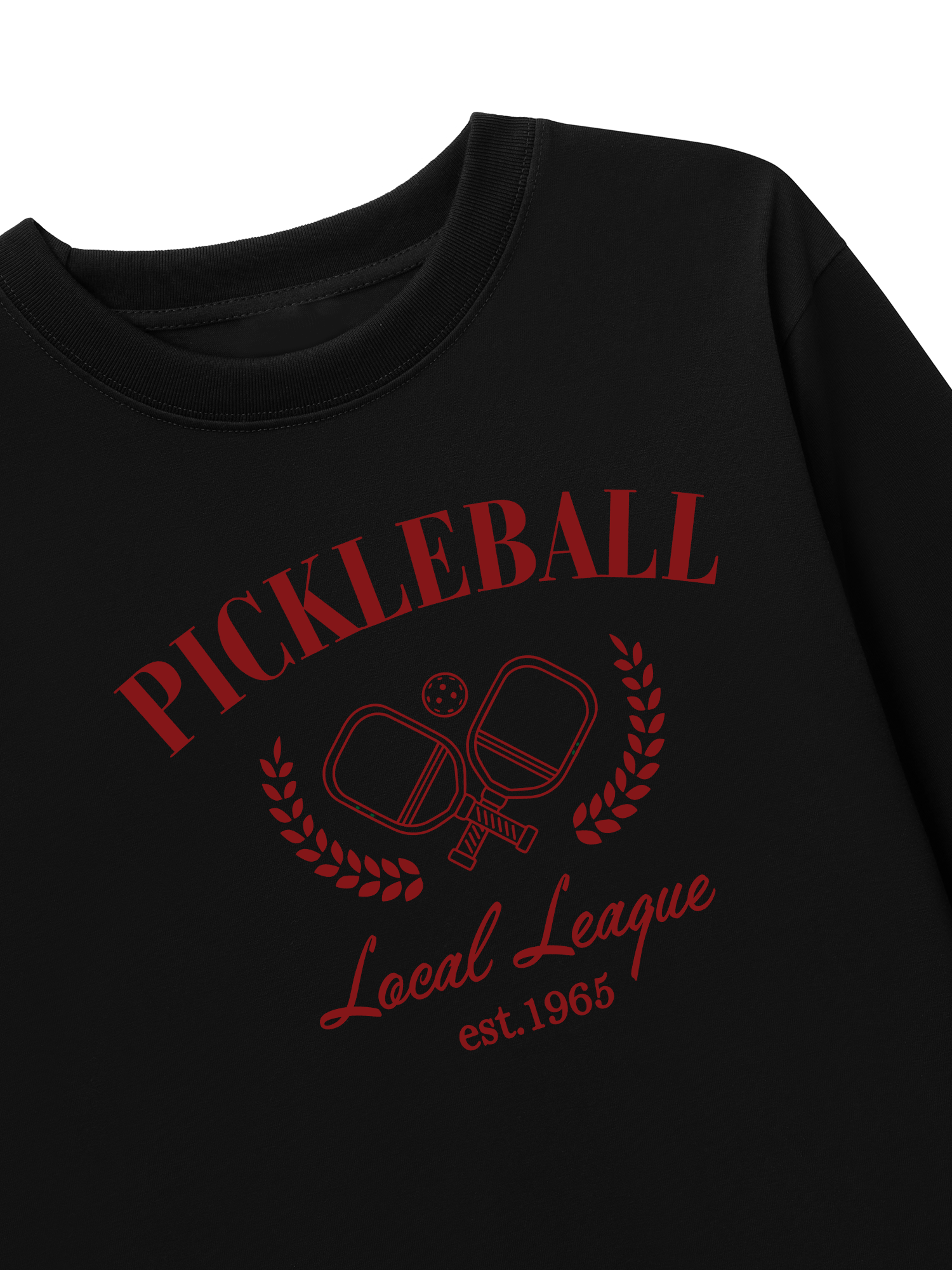 Áo Thun Dài Tay Pickleball Red Local League
