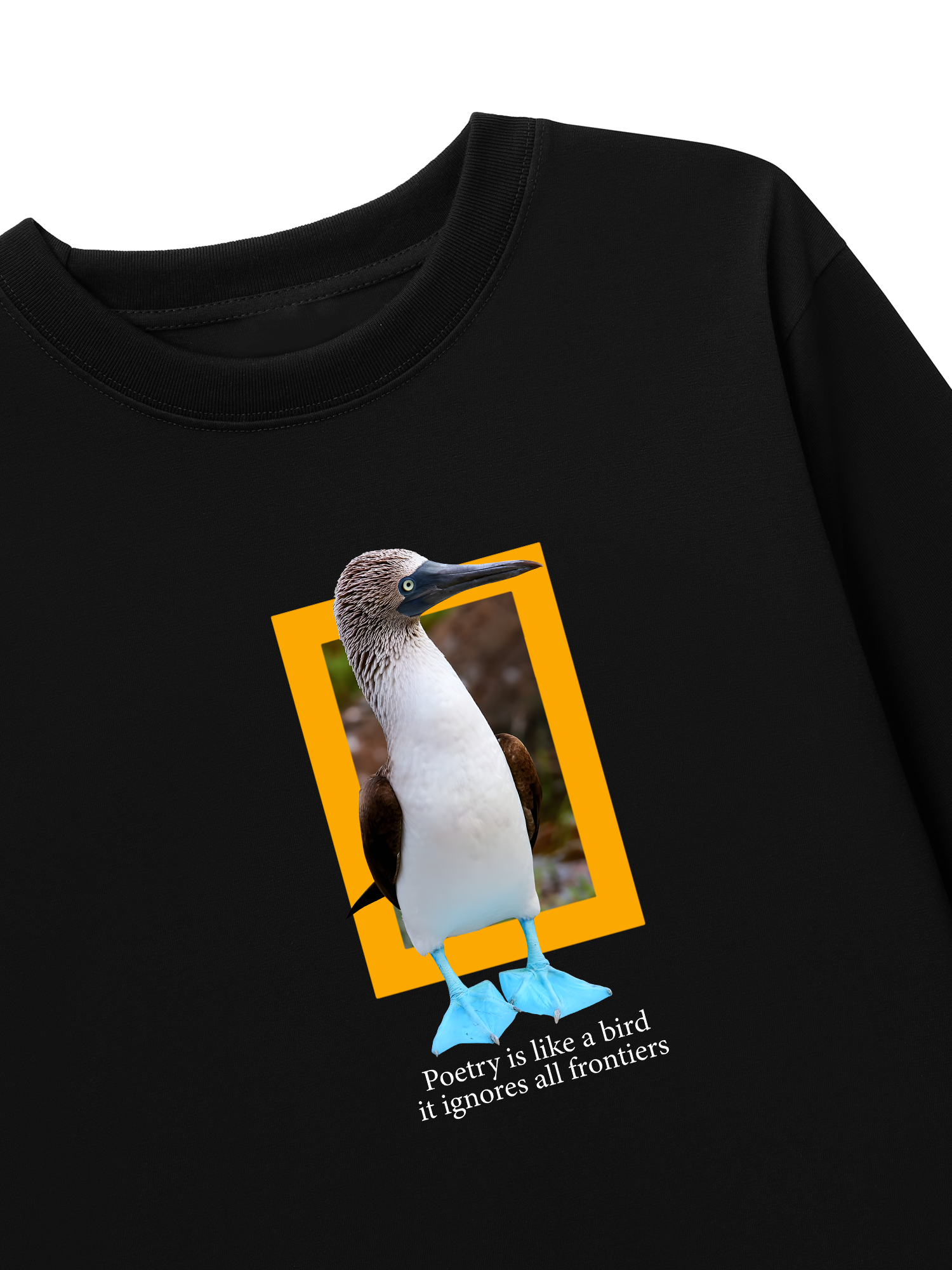 Áo Thun Dài Tay Wild Life Poetry Is Like a Bird Sweater