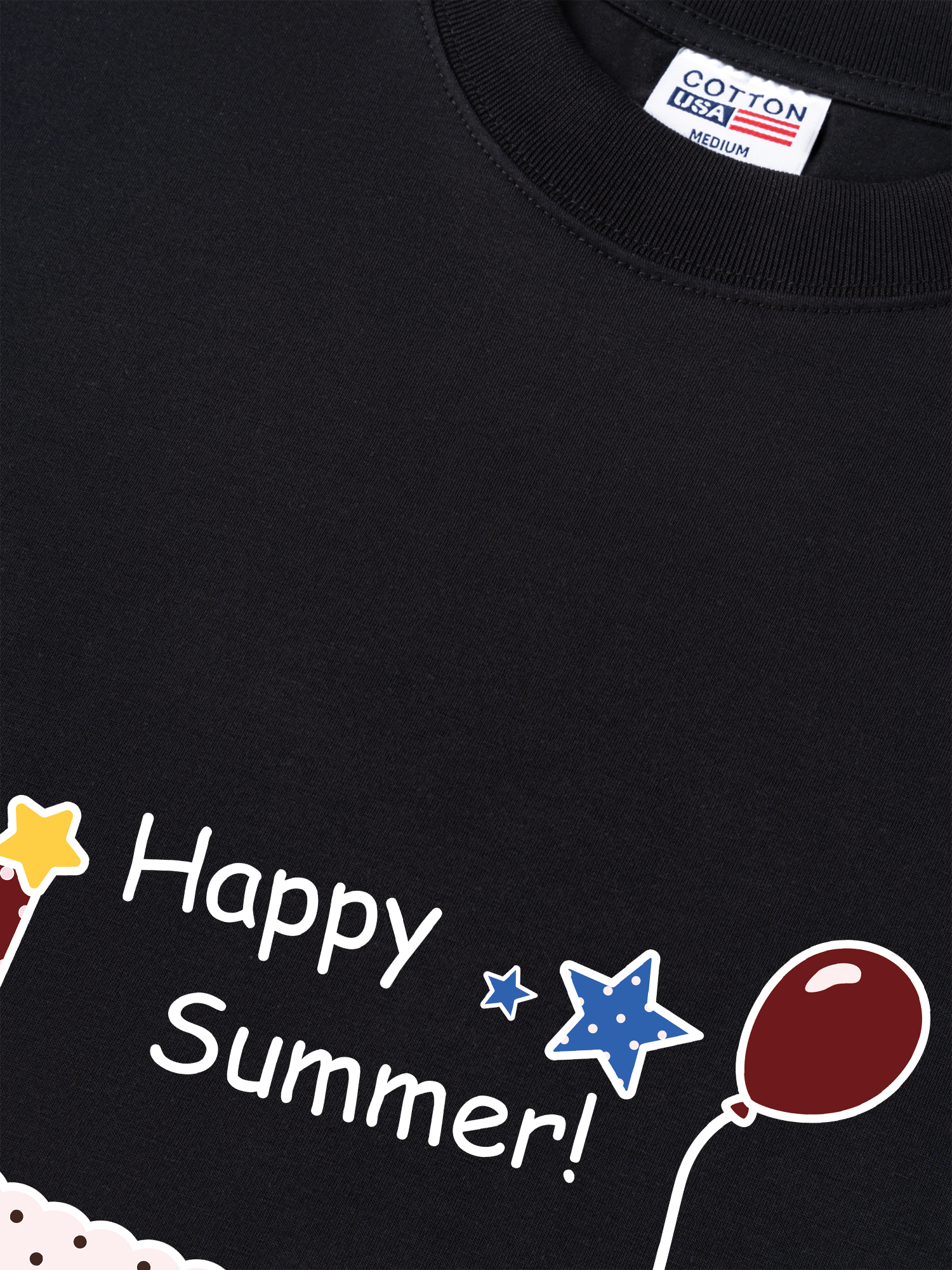 Áo Thun Relaxed Fit Dotty Mood Happy Summer Dog