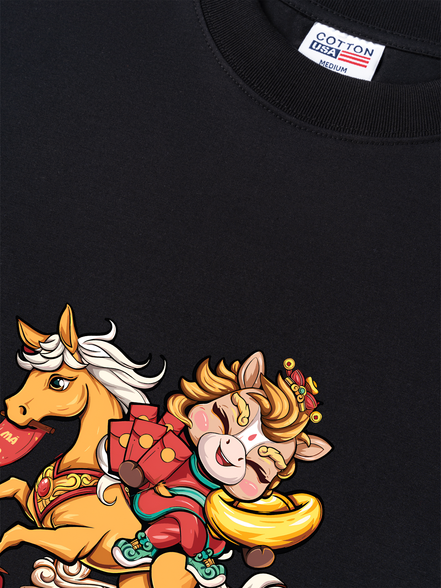 Áo Thun Relaxed Fit Mã Đáo Thành Công