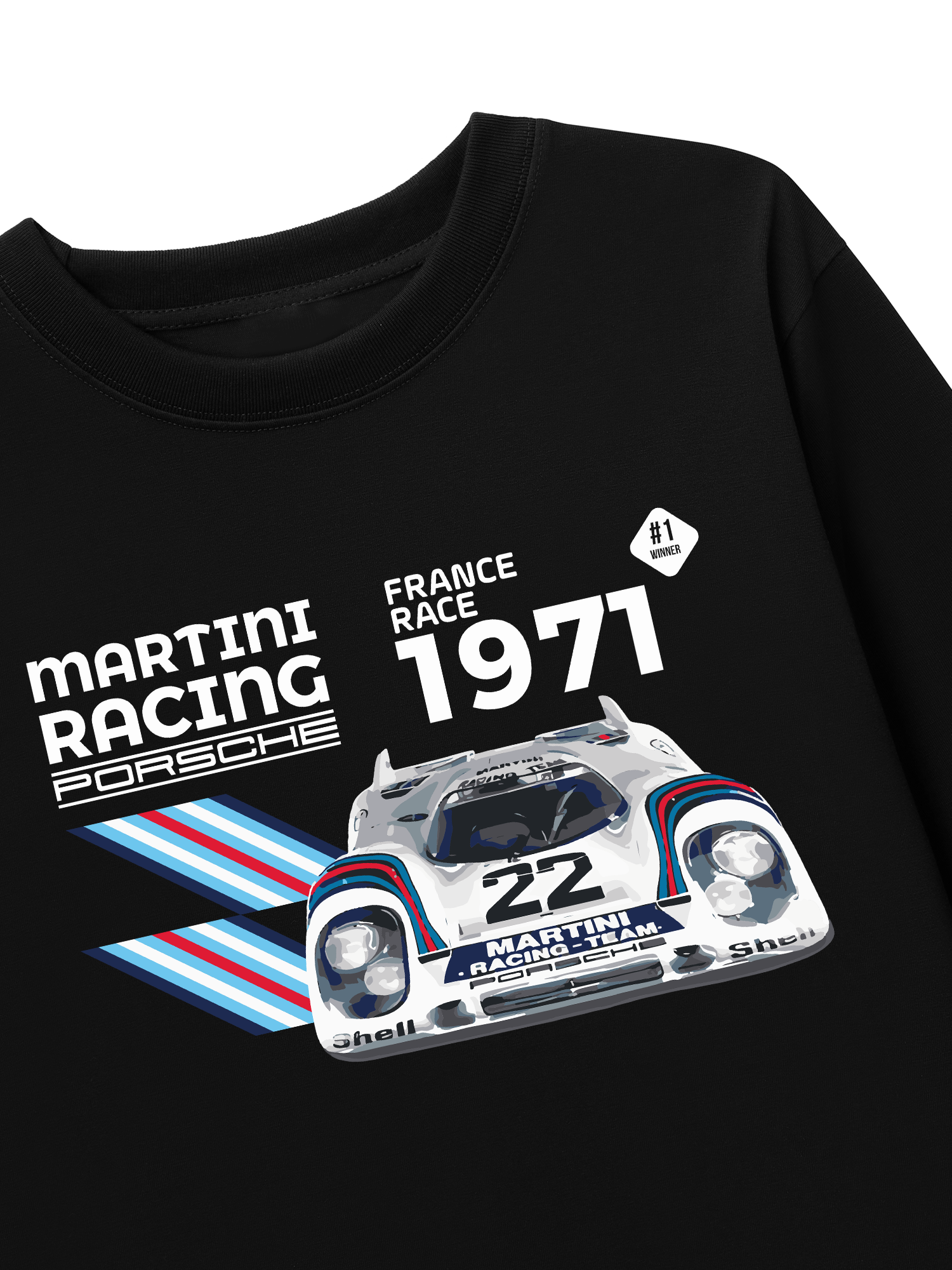 Áo Thun Dài Tay Porsche France Race 1971