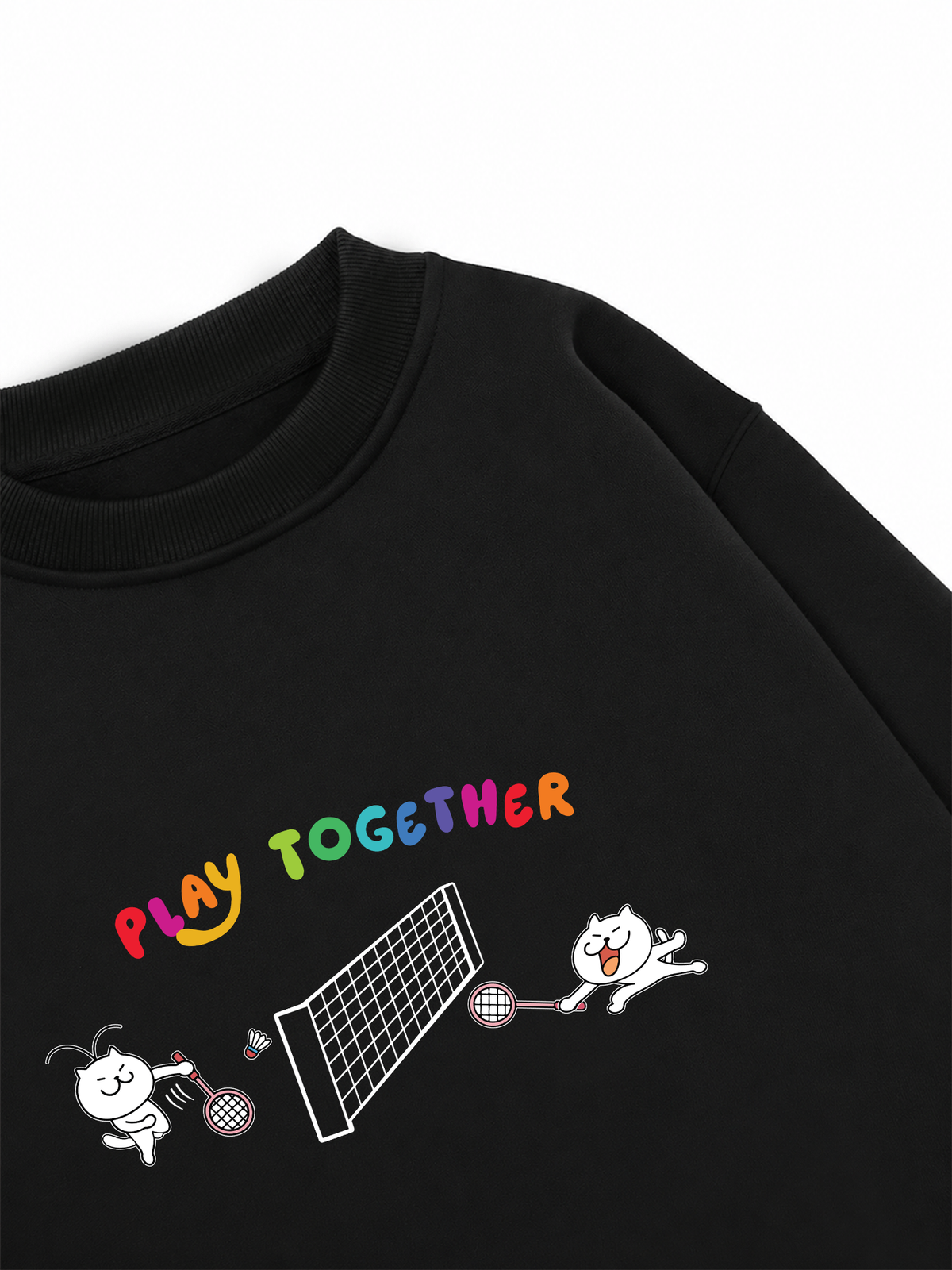 Áo Sweater Nỉ Hai Da Badminton Play Together