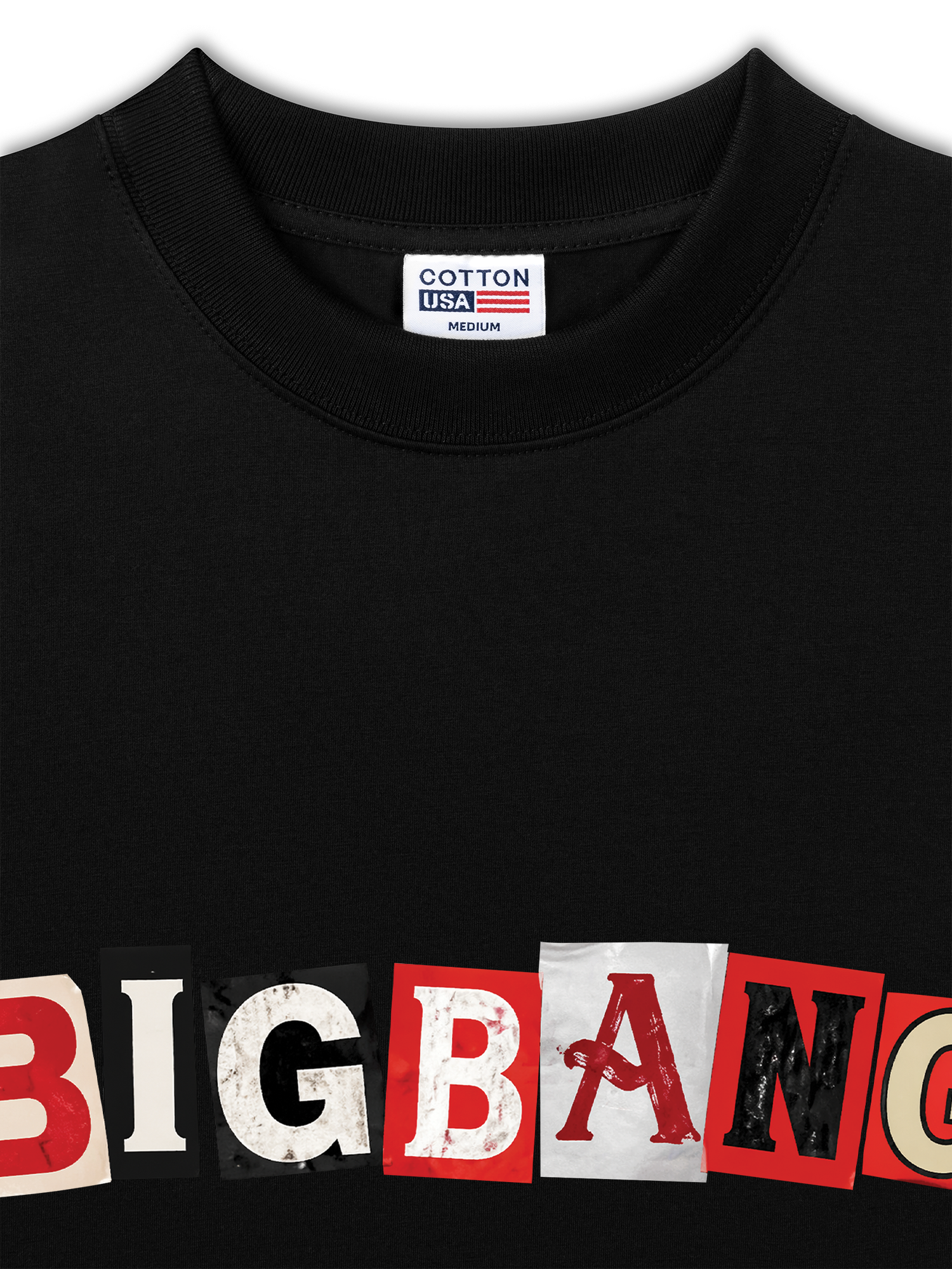 Áo Thun Relaxed Fit Idol Big Bang Futuristic Chrome Graphic Tee