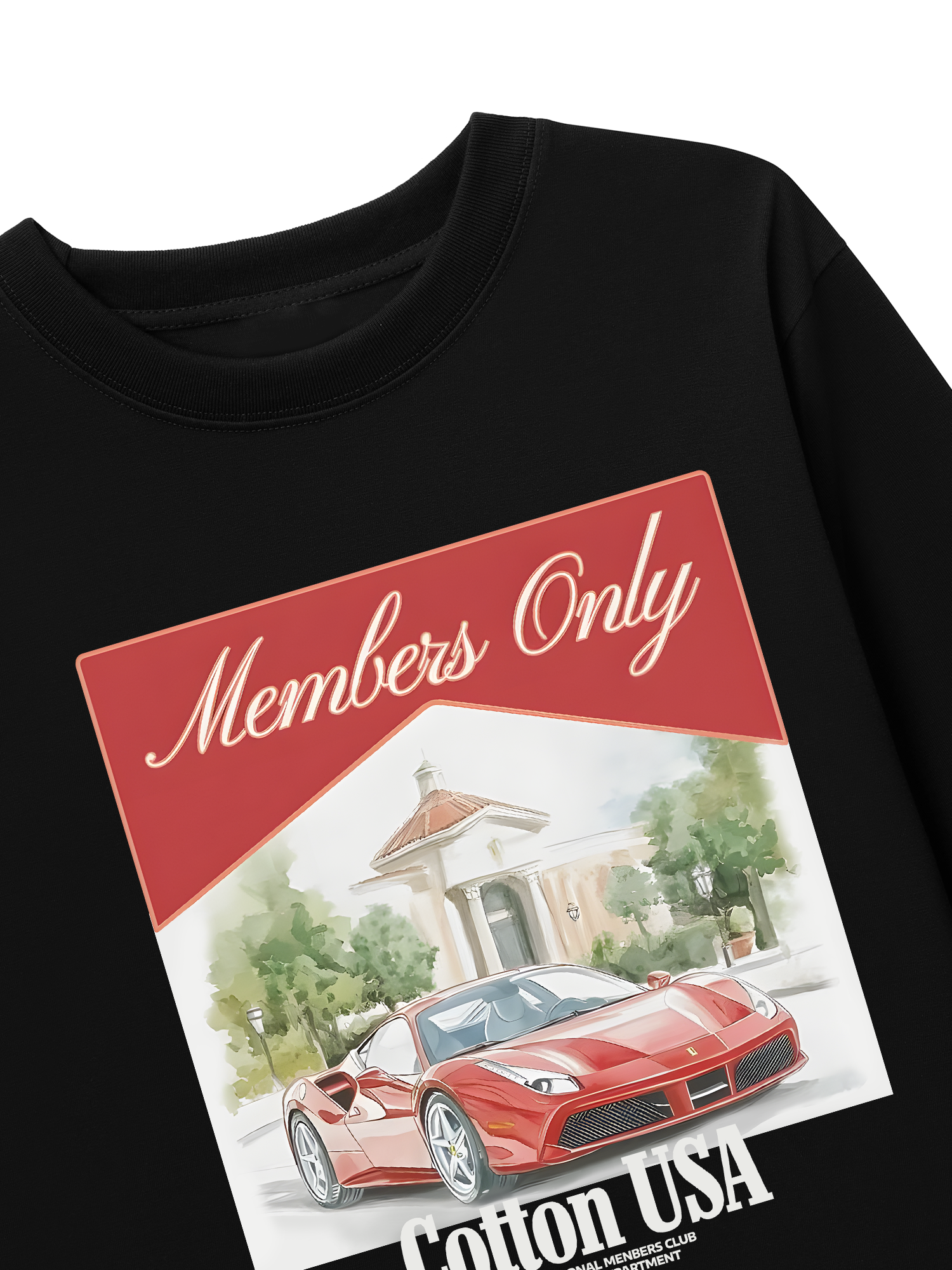 Áo Thun Dài Tay Ferrari Members Only